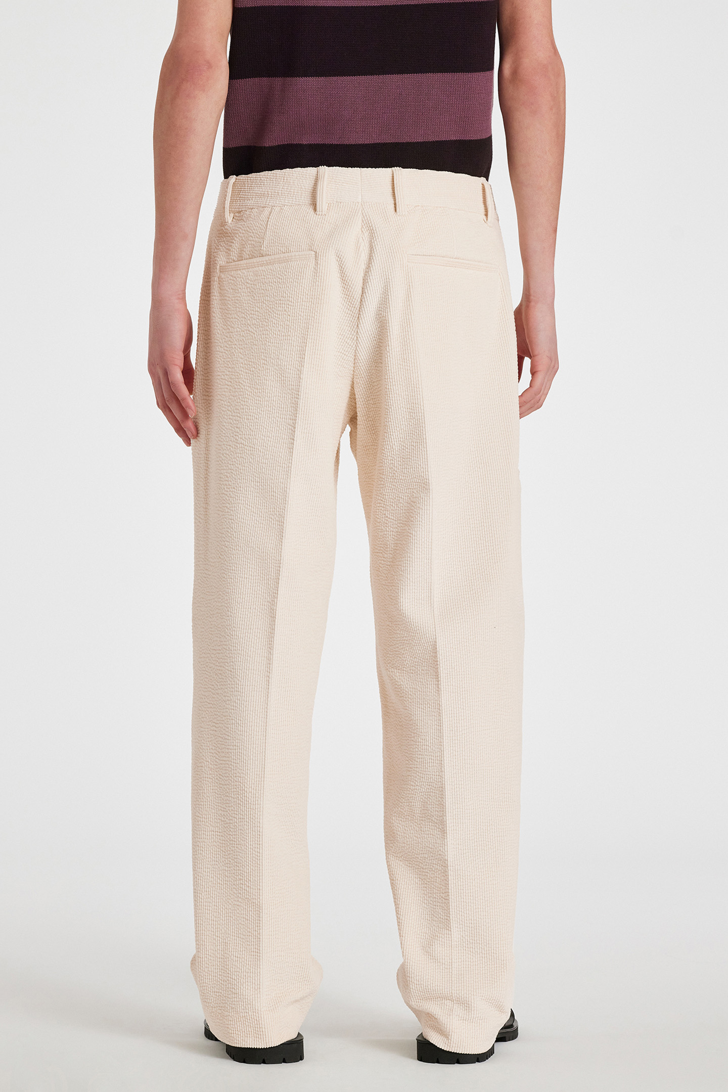 MENS POP TROUSER OFF WHITE 2