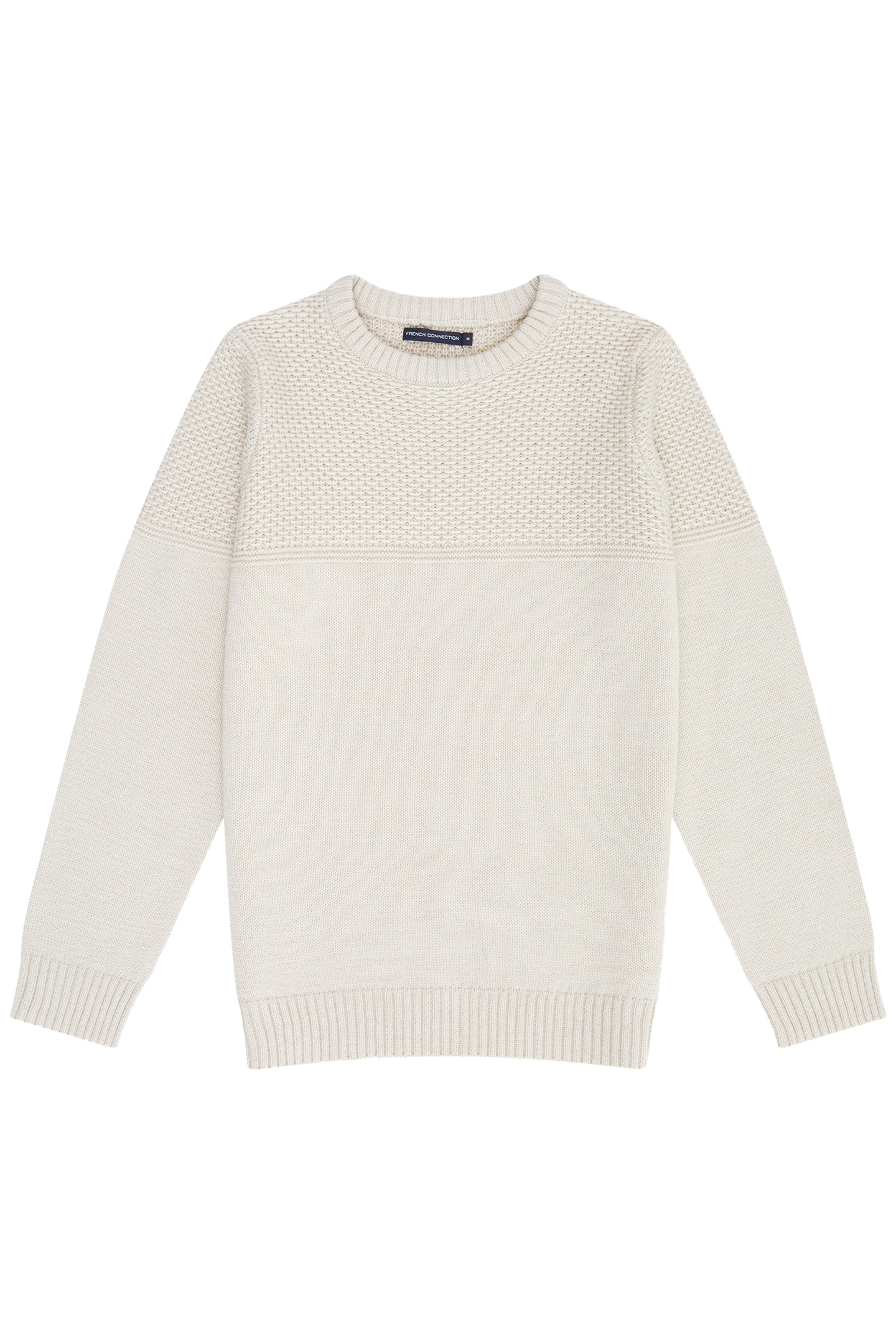 LINK STITCH CREW JUMPER SAND 4