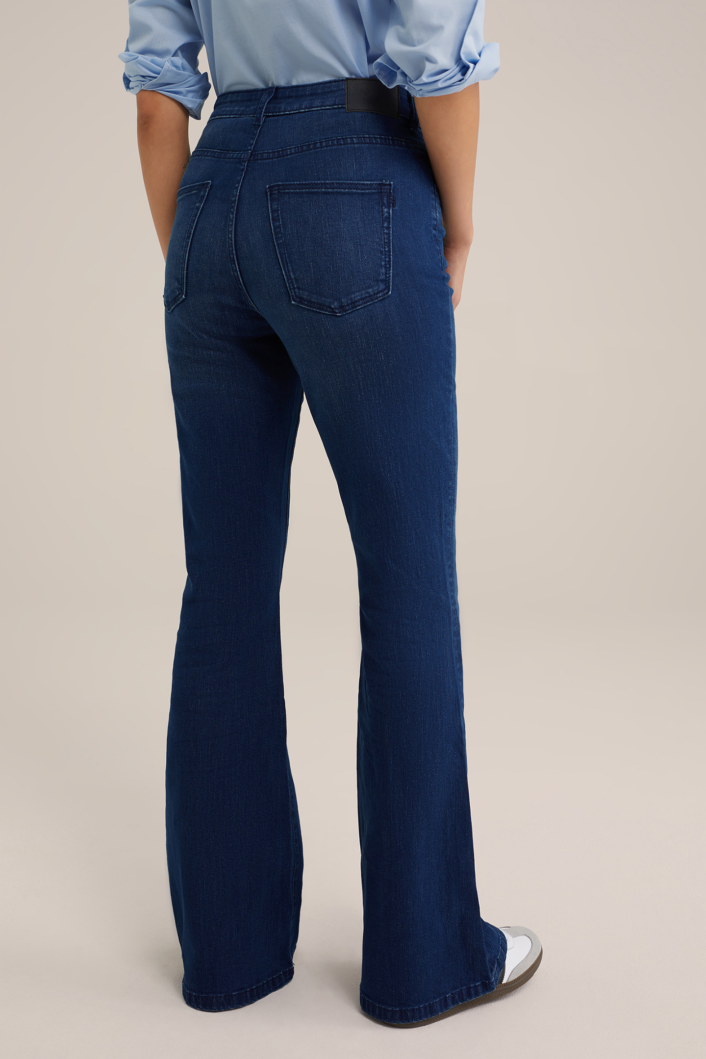 5-POCKET HIGH WAIST DARK BLUE 2