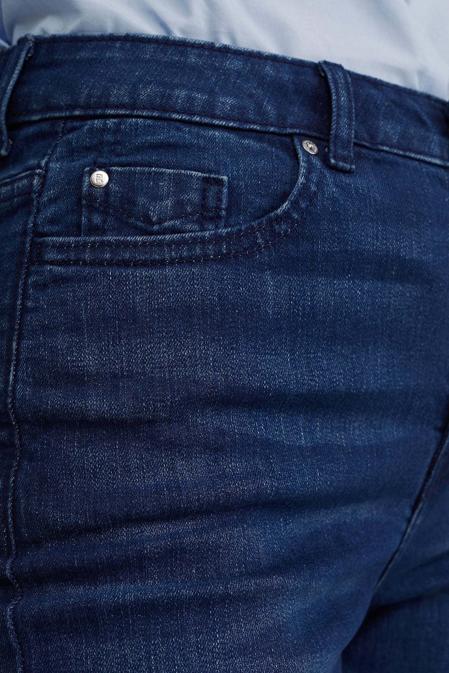 5-POCKET HIGH WAIST DARK BLUE 5