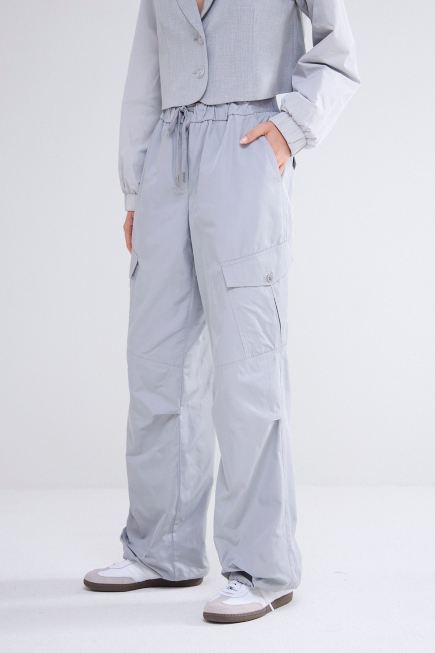 TROUSERS TAFT GREYS by Summum Woman