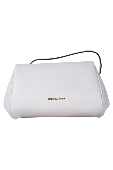 MEDIUM TOP ZIP CROSSBODY BAG IN WHITE 1
