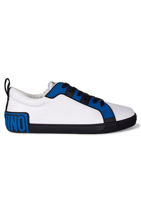 SNEAKERU.VULC25 VIT-BIANCO--COBALTO by Moschino