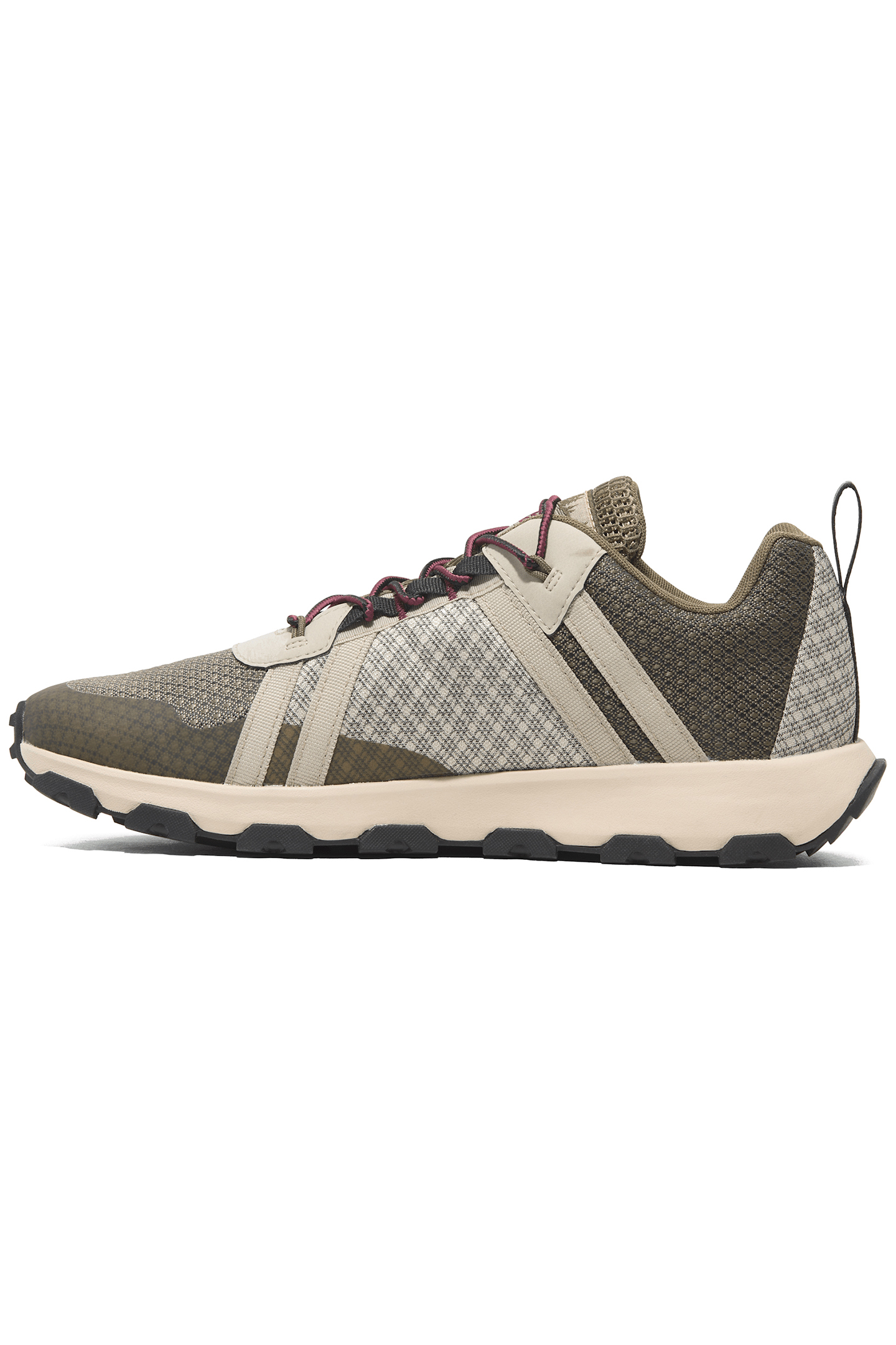 WINSOR TRAIL LOW LACE UP WATERPROOF SNEAKER LIGHT TAUPE MESH 6
