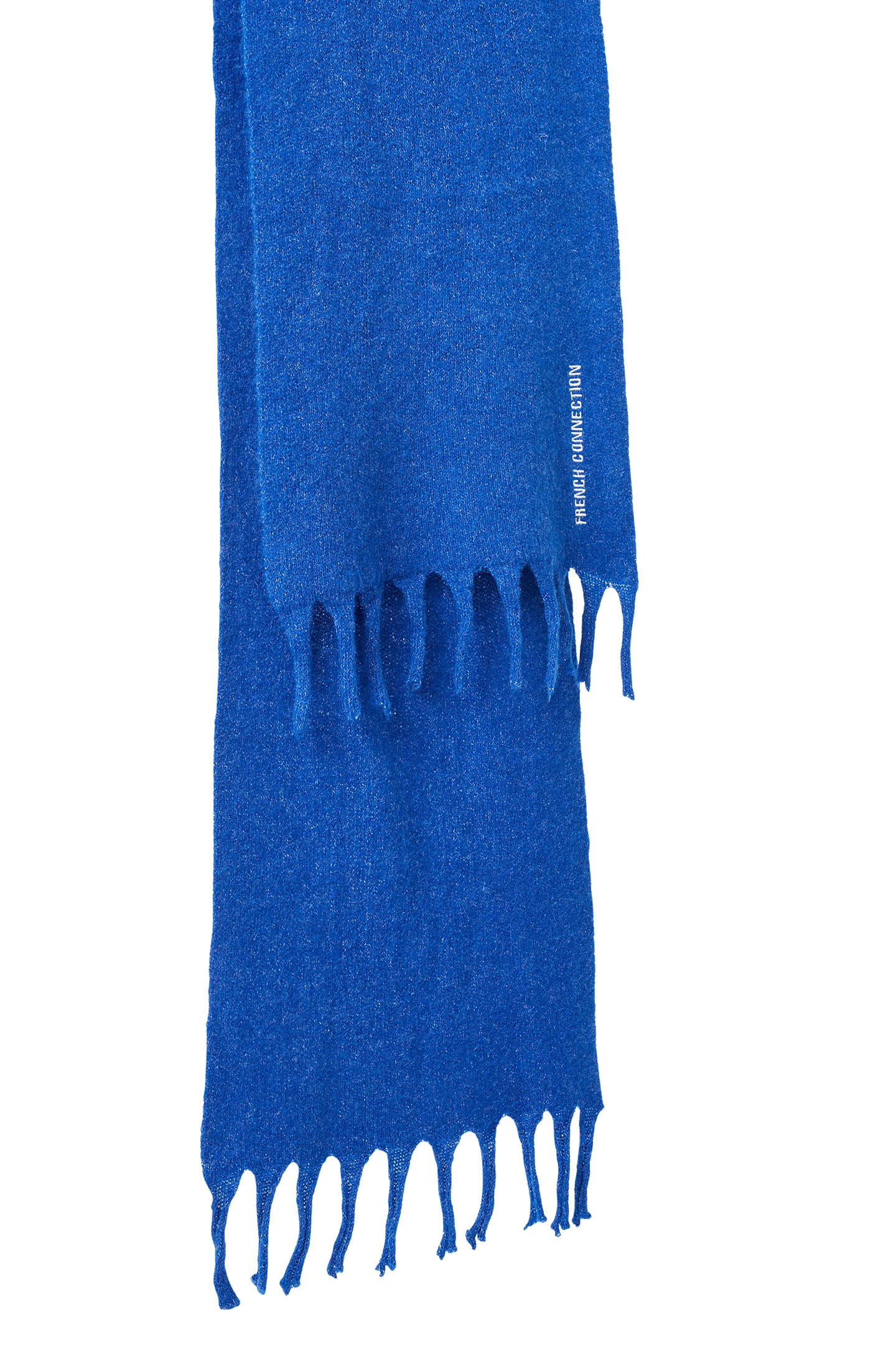 SOFT TOUCH KNIT SCARF COLBALT BLUE PRESS 3