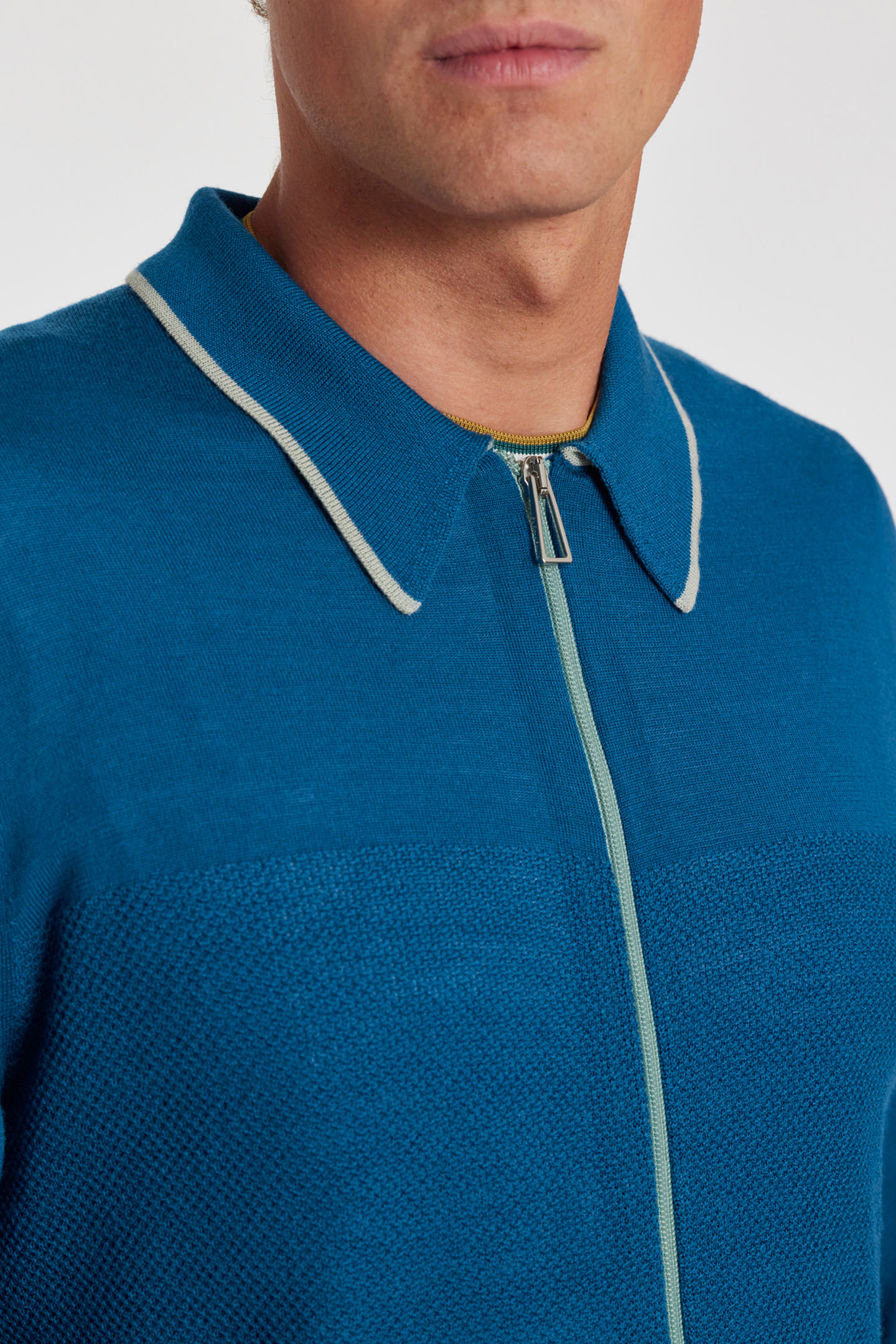 CARDIGAN ZIP THRU COBALT BLUE 6