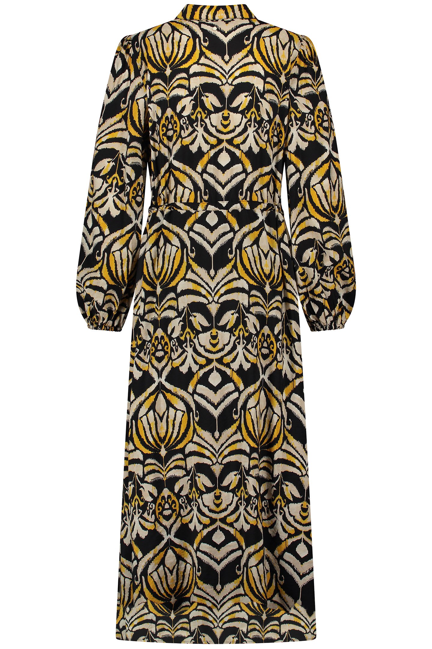 DRESS MAXI ORNAMENTALS PRINT NEUTRALS 3