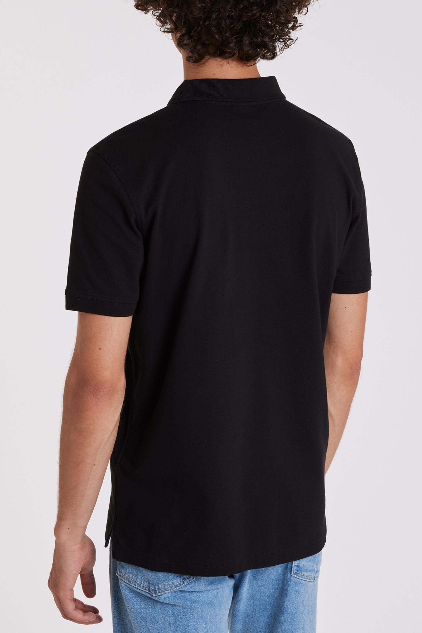 MENS REG FIT POLO ZEB EMB BLACK 2