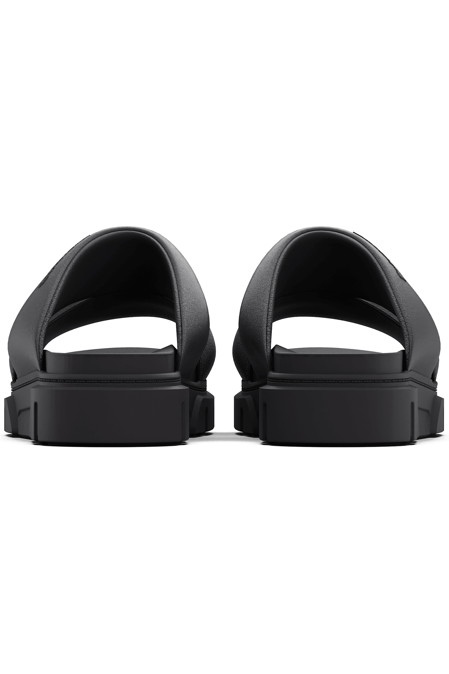 GREYFIELD SANDAL SLIDE SANDAL BLACK KNIT 4