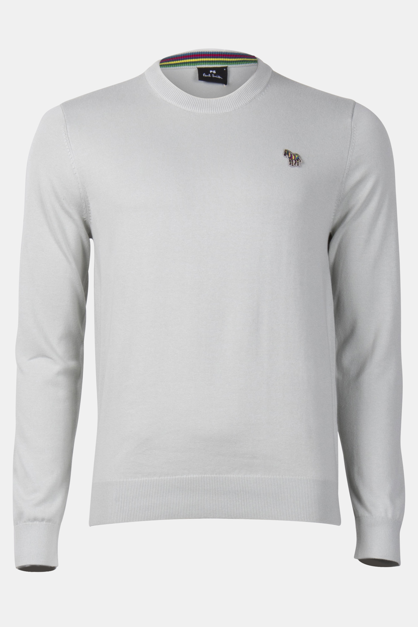 MENS SWEATER CREW NECK ZEB BAD GREY 3