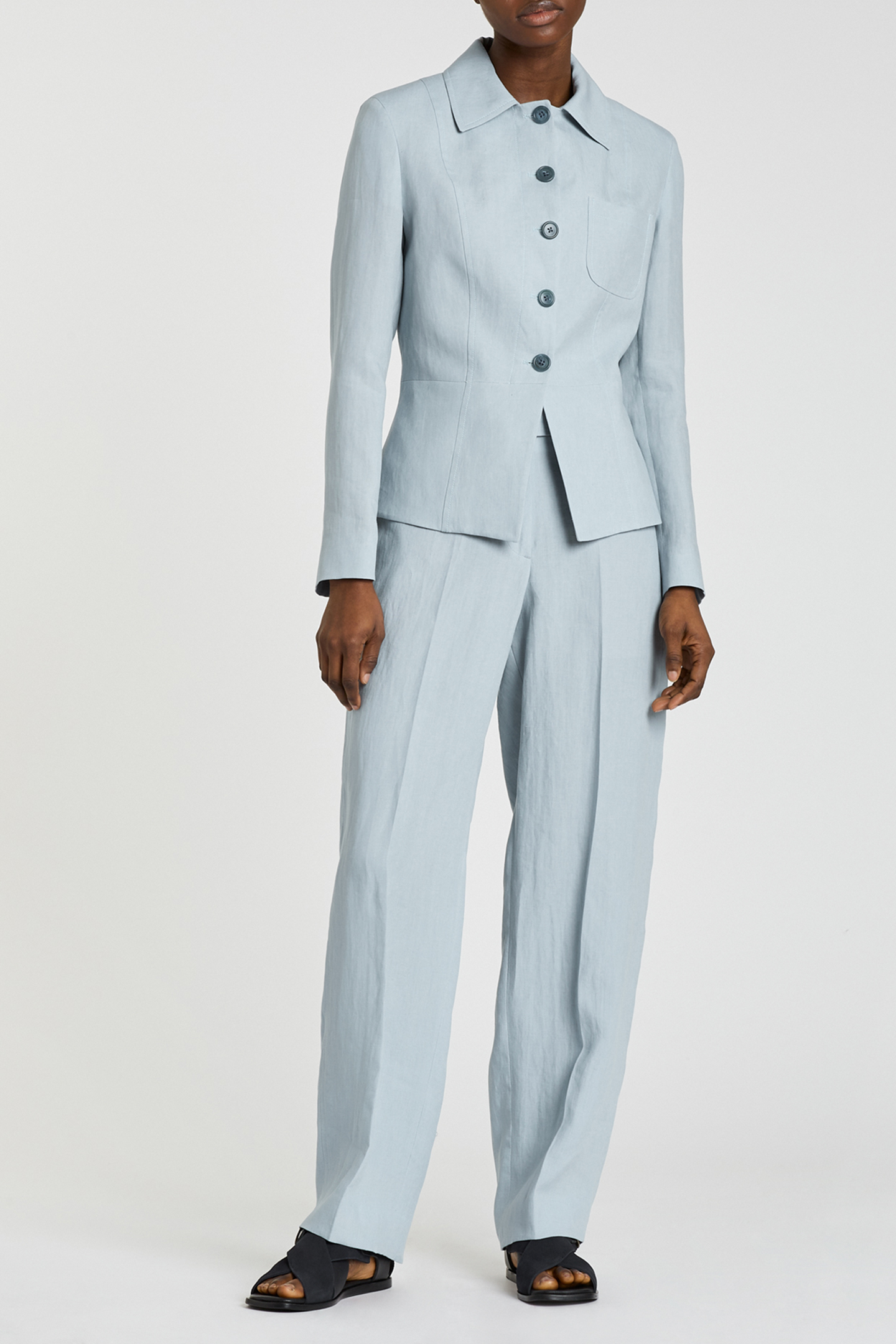 WOMENS TROUSERS LIGHT BLUE 3