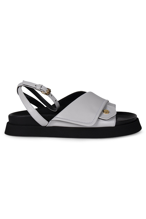 LOW NAPPA BIKER SANDALS BLACK 1