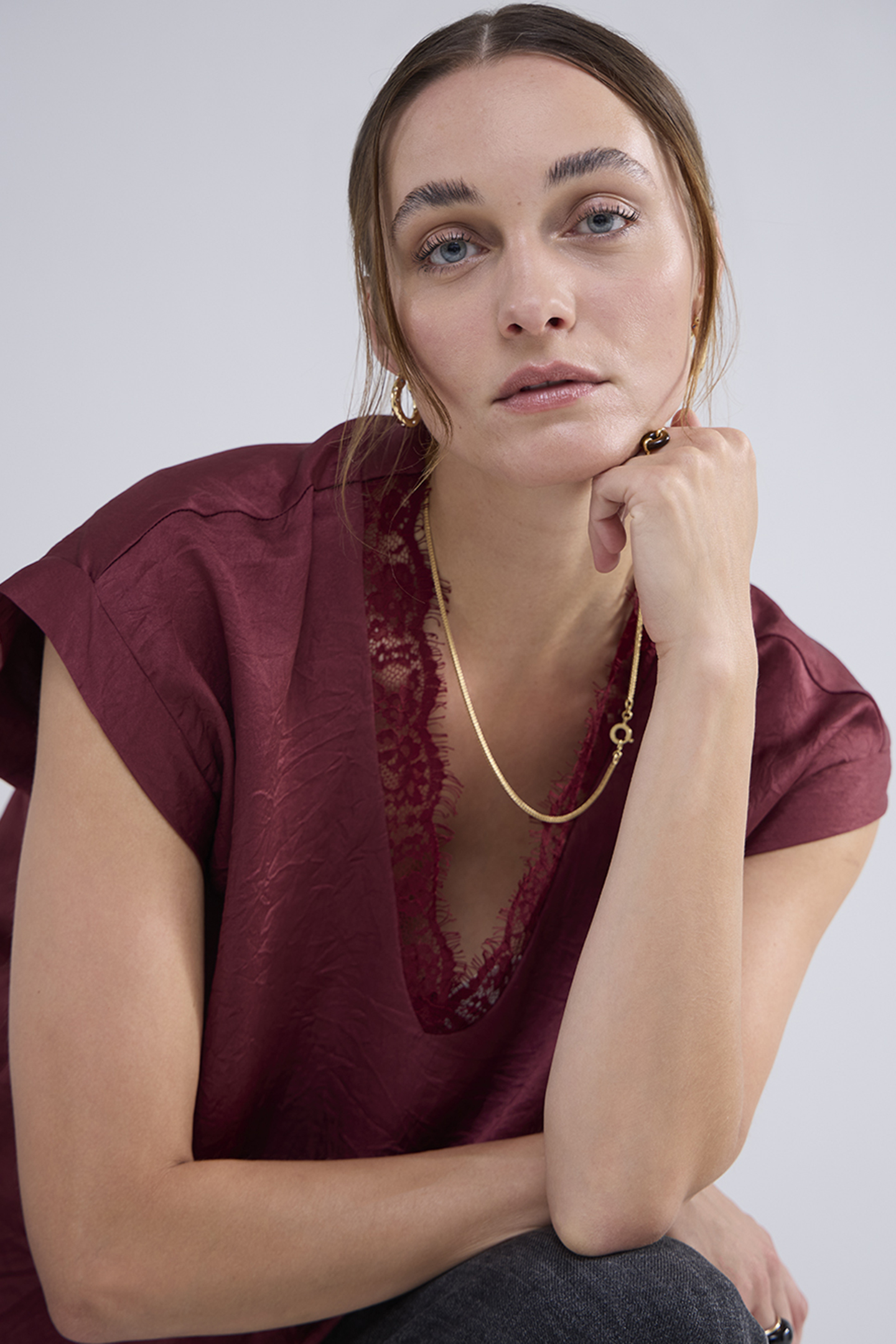 TOP SLEEVELESS SILKY TOUCH PURPLES 6