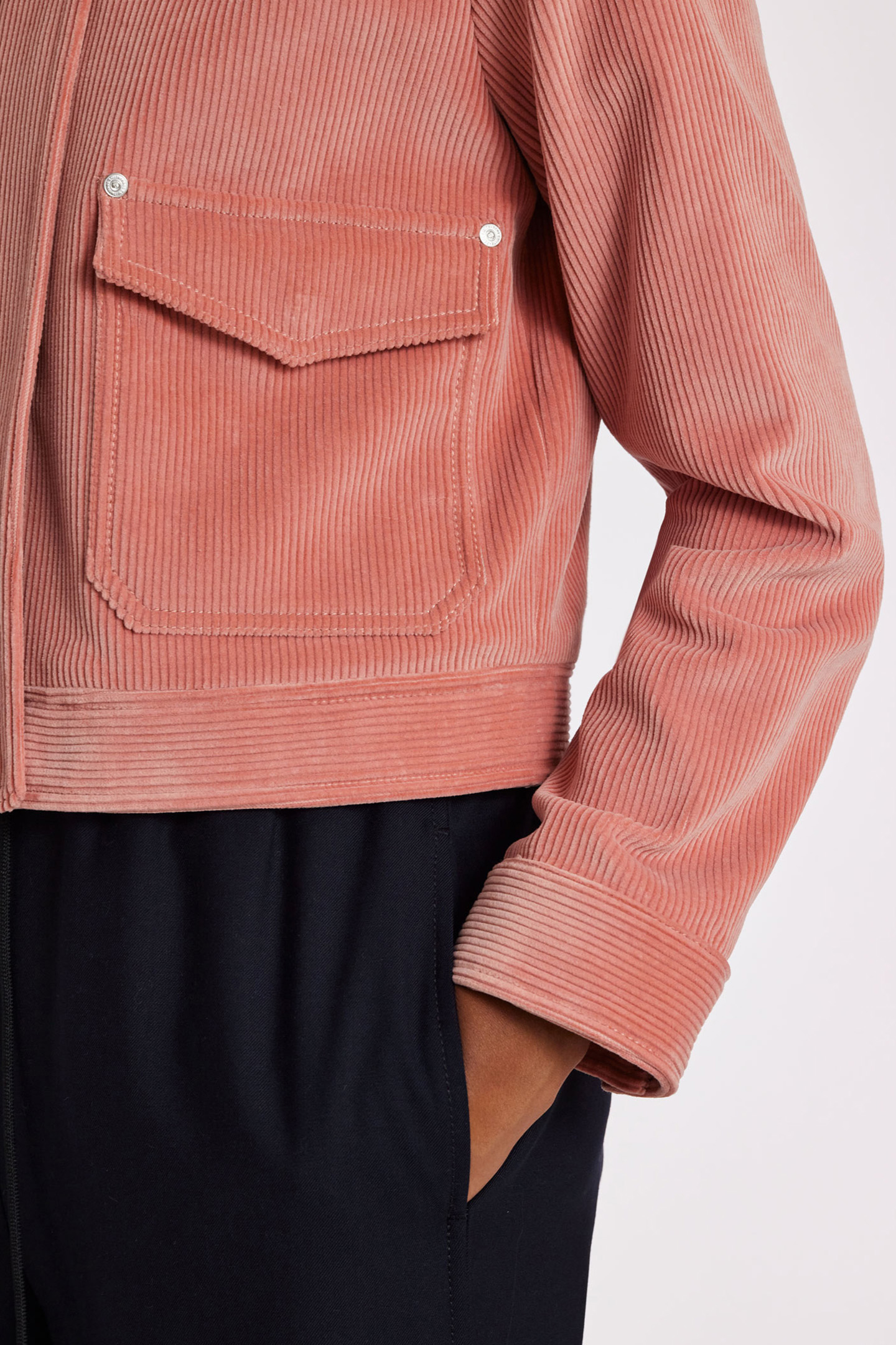 WOMENS JACKET CORD POWDER PINK 5