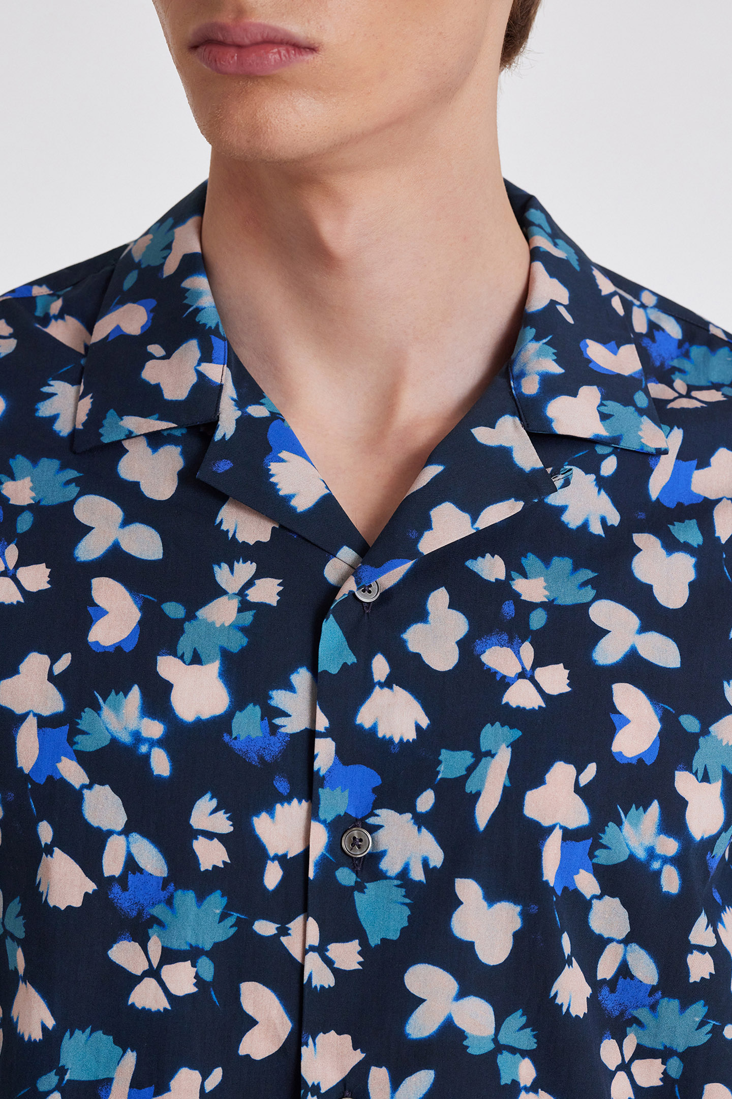 MENS S/S REGULAR FIT SHIRT VERY DARK NAVY 5