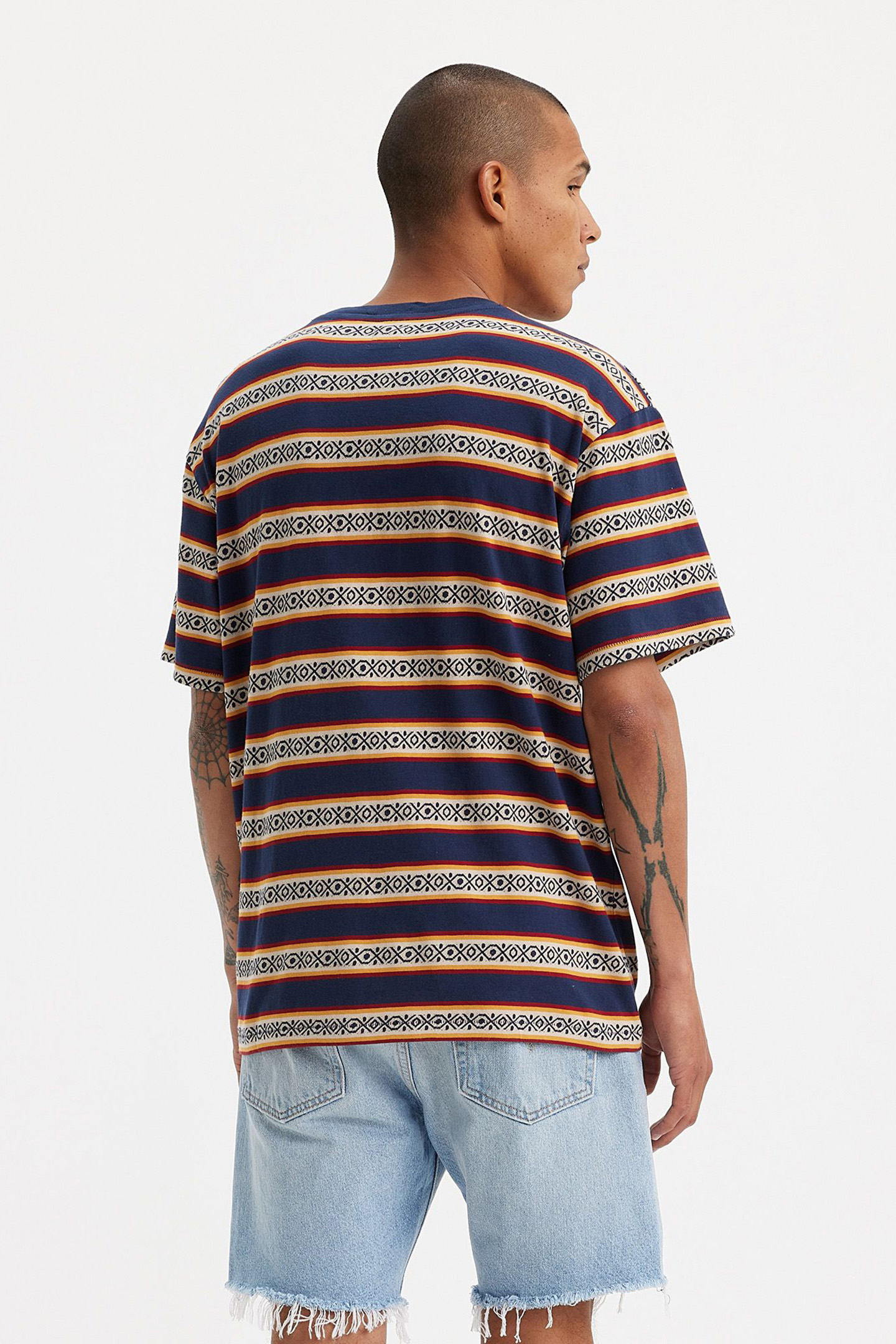 RED TAB VINTAGE TEE OTIS GEO STRIPE 2