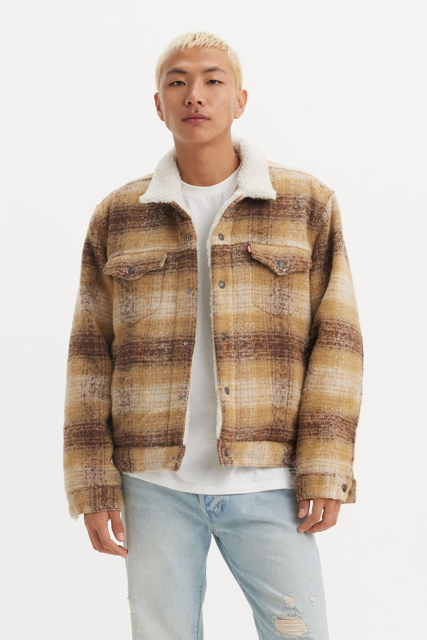 PLAID TYPE3 SHERPA TRUCK WESTIN PLAID CURRY 1