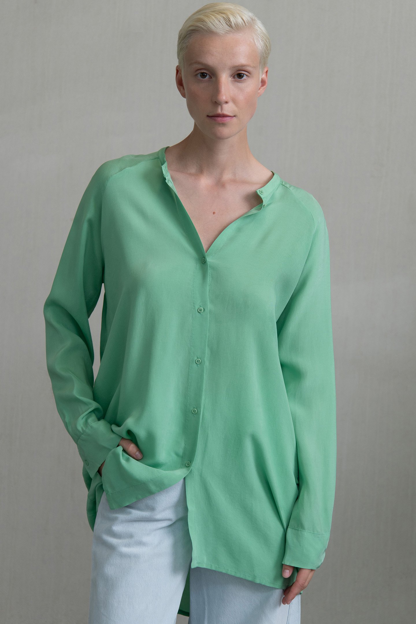 SOTTIR D BLOUSE MINT by Humanoid