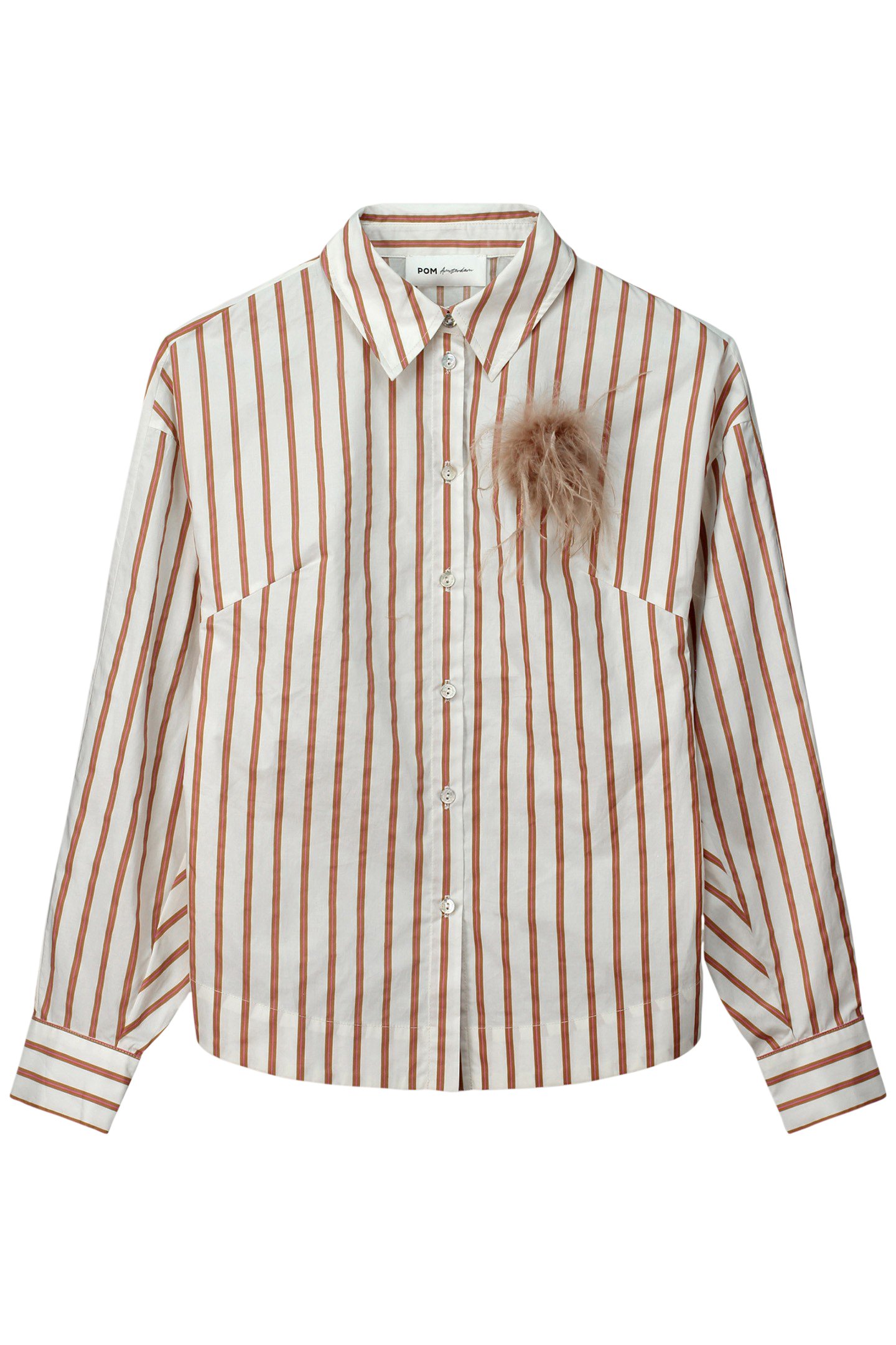BLOUSE - STRIPED POPLIN WHITE 3