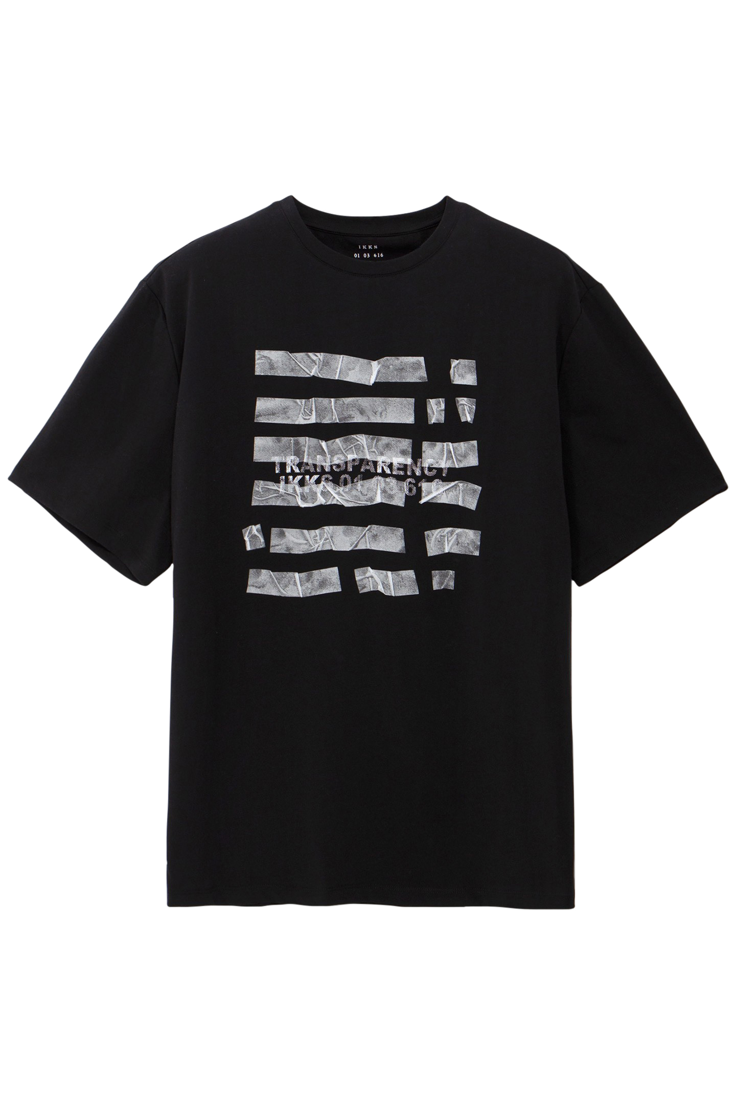 BLACK DRY FAST SCOTCH EFFECT T-SHIRT 4