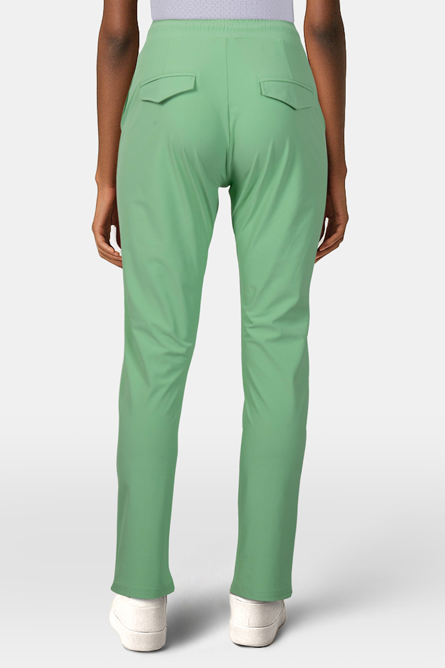 TROUSERS TRAVEL REGULAR FIT LIGHT GREEN 2