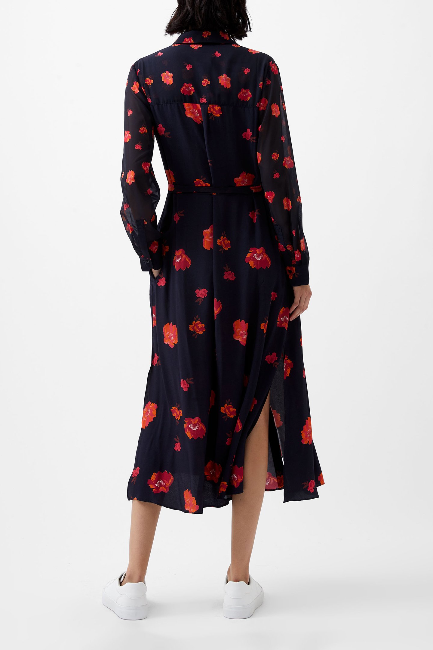 ELLA ROSE LS SHIRT DRESS MARINE MULTI 2