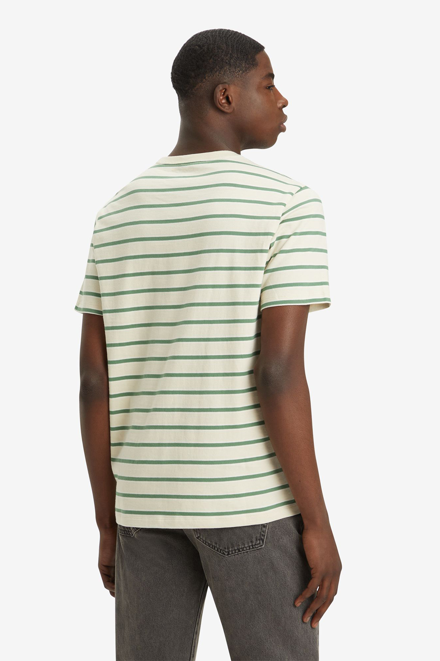 SS ORIGINAL HM TEE AVERY STRIPE FOG STRIPE 2