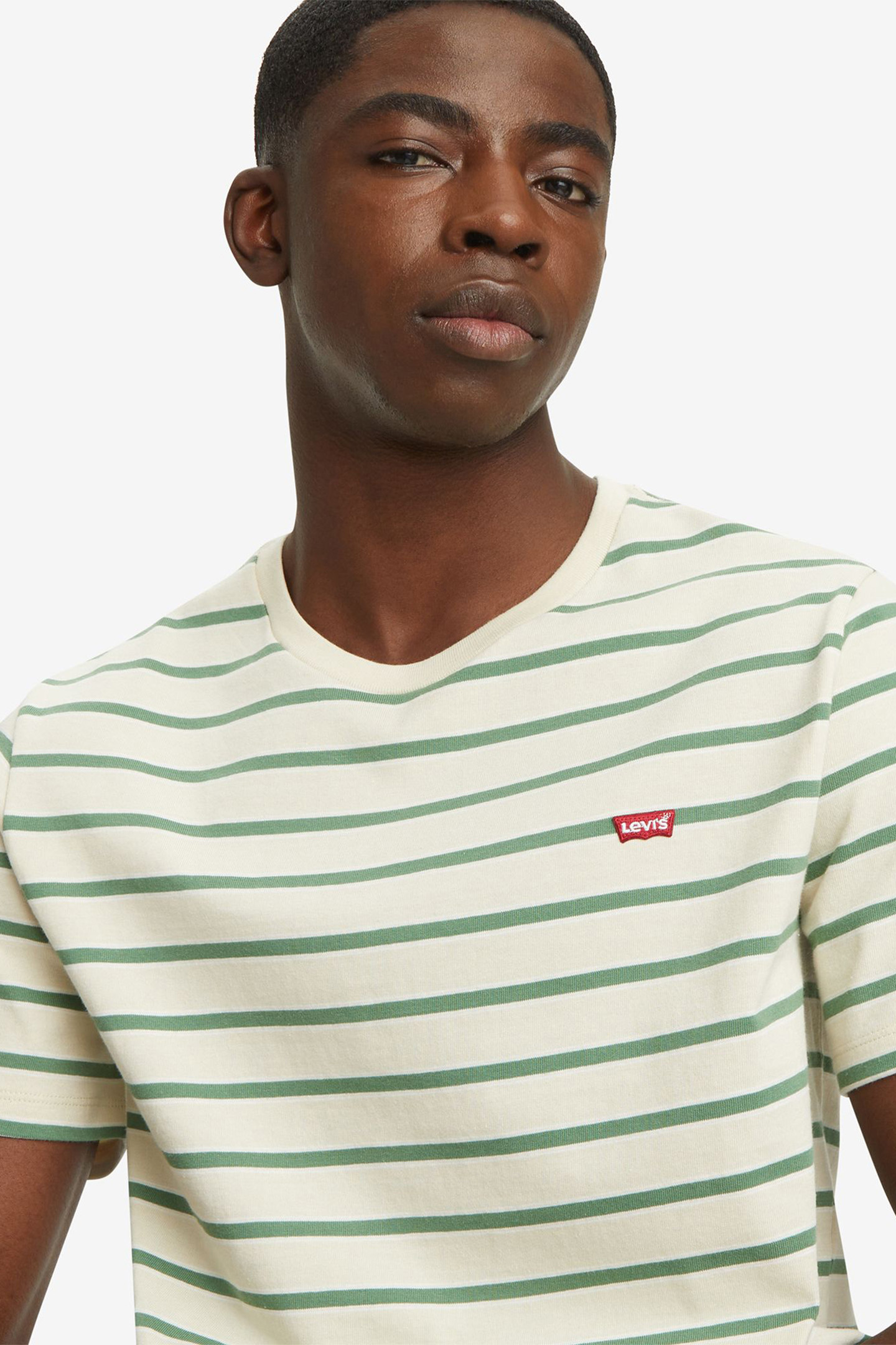 SS ORIGINAL HM TEE AVERY STRIPE FOG STRIPE 5