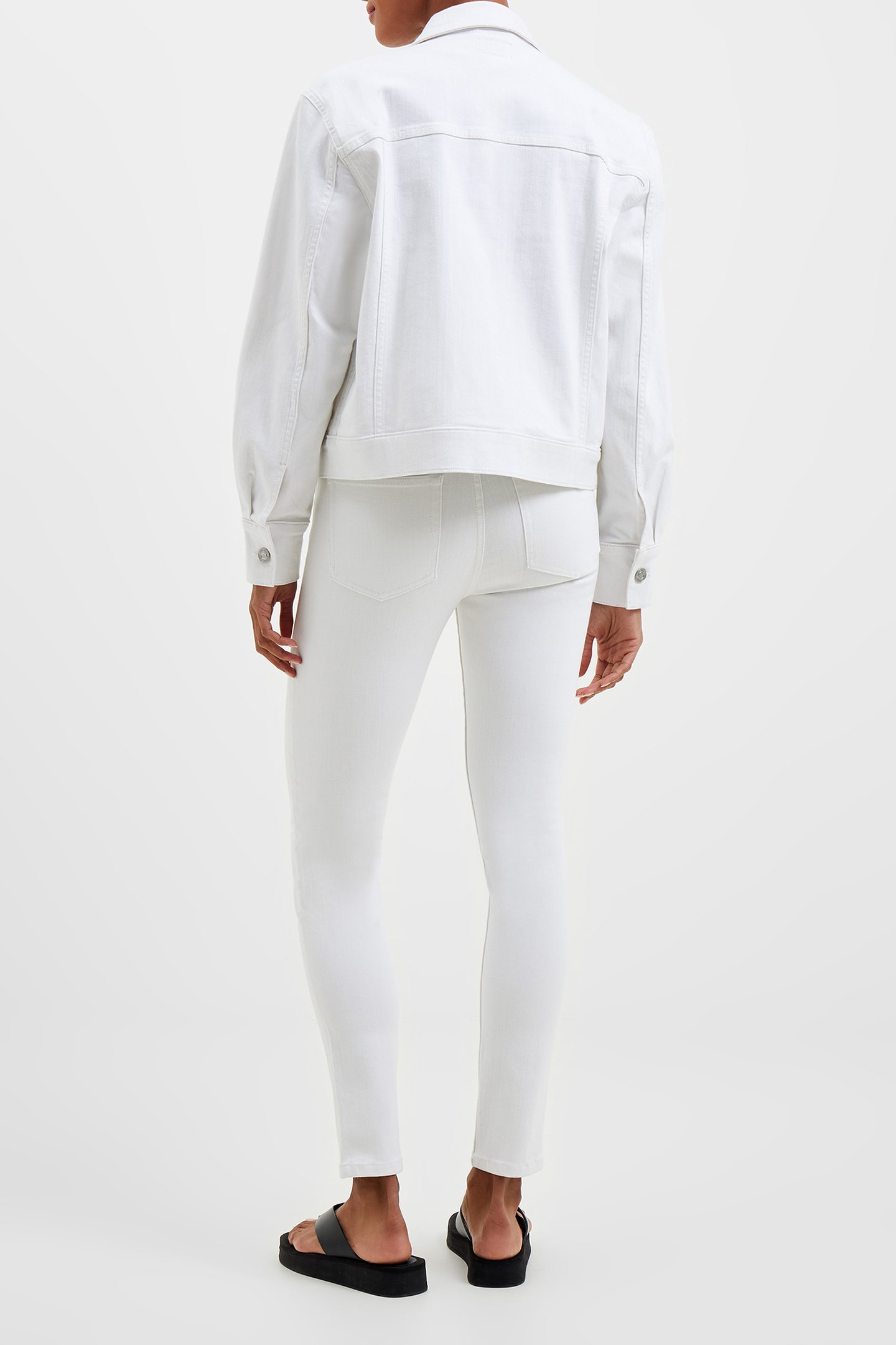 STRETCH TRUCKER JCKT WHITE 3