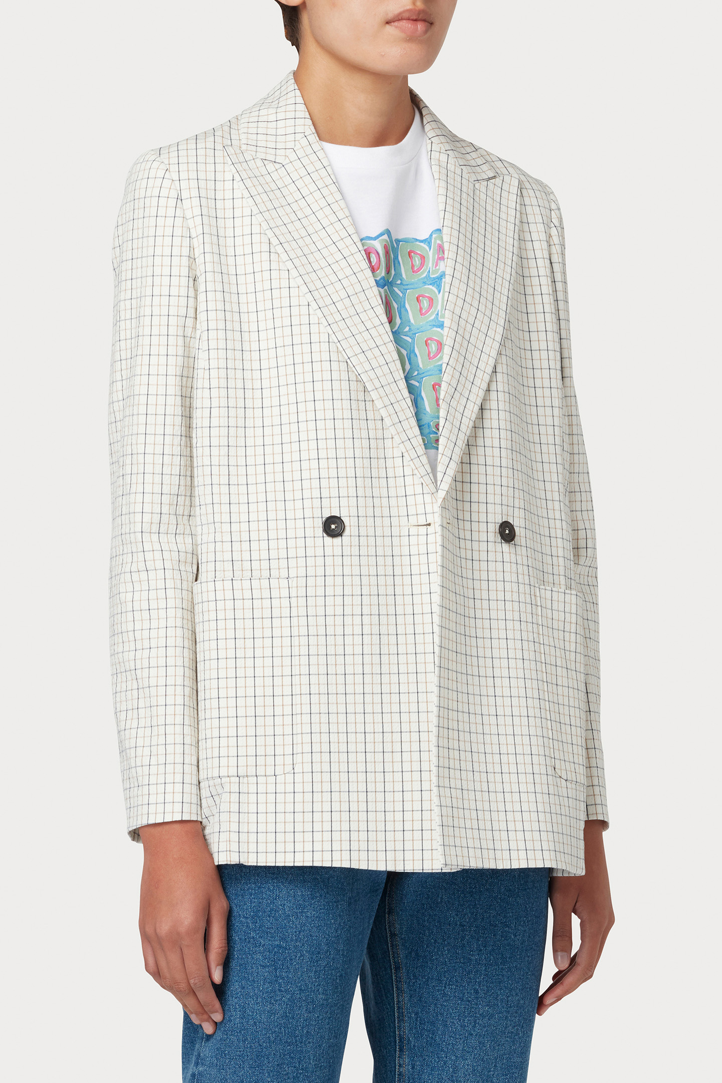 BUGGY LINED JACKET WHITE 1