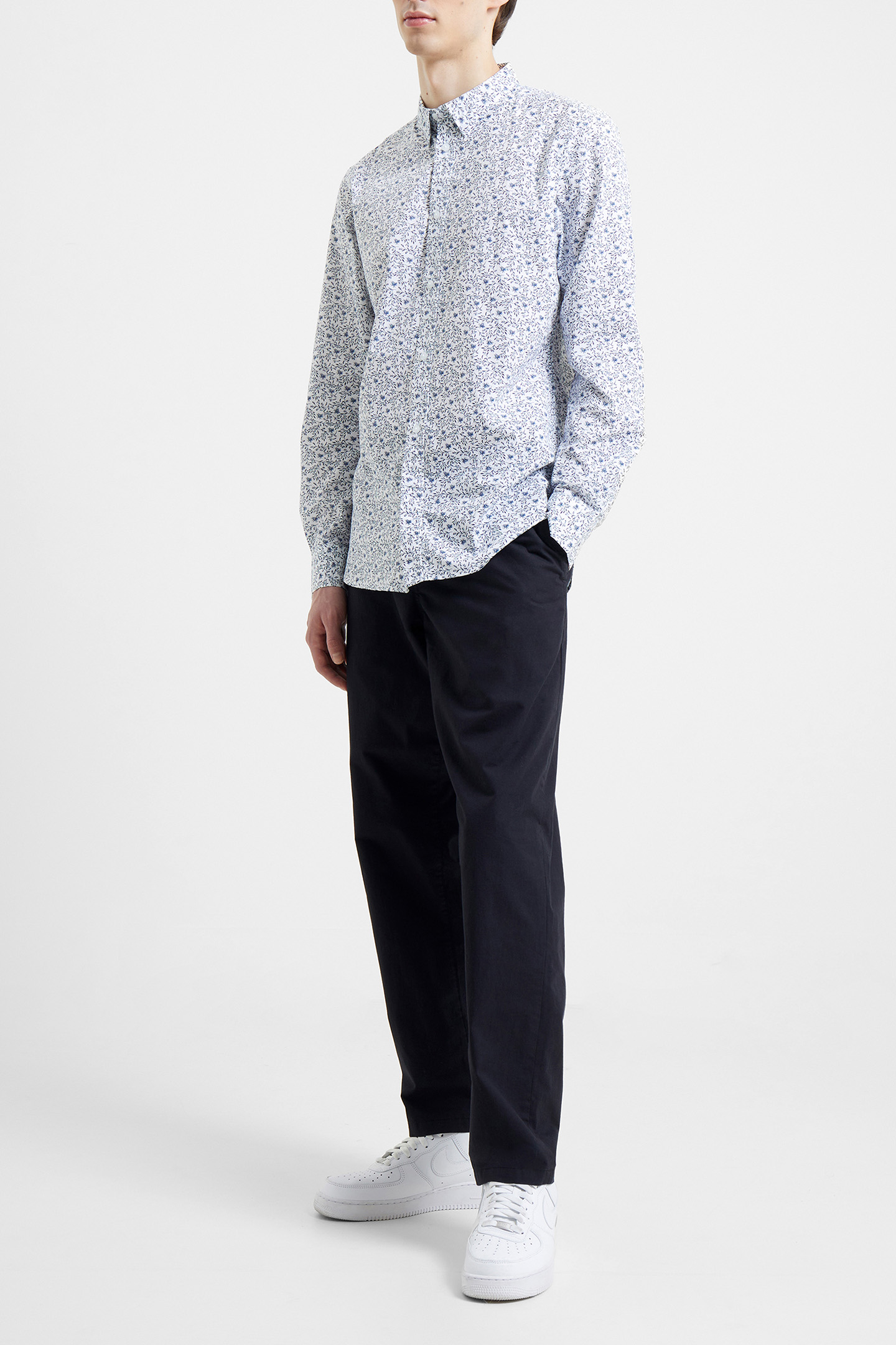 FLORAL LS BLUE LEAF FLORAL 2