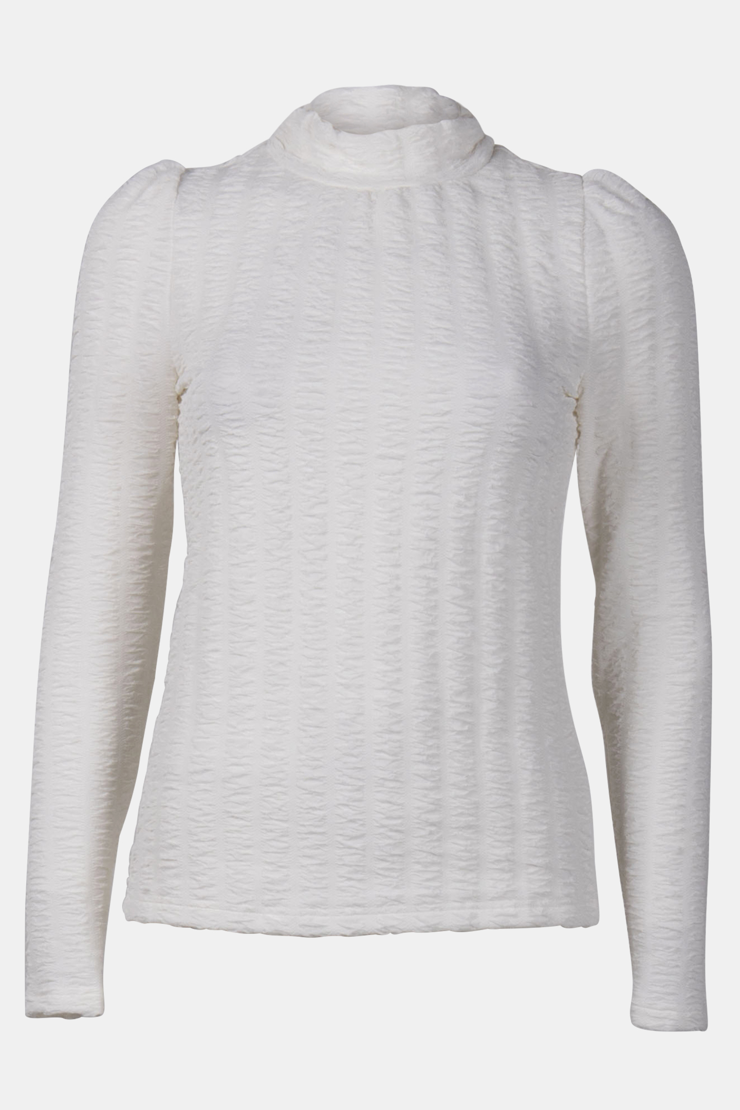 TOP STRUCTURE HIGH NECK OFF WHITE 3