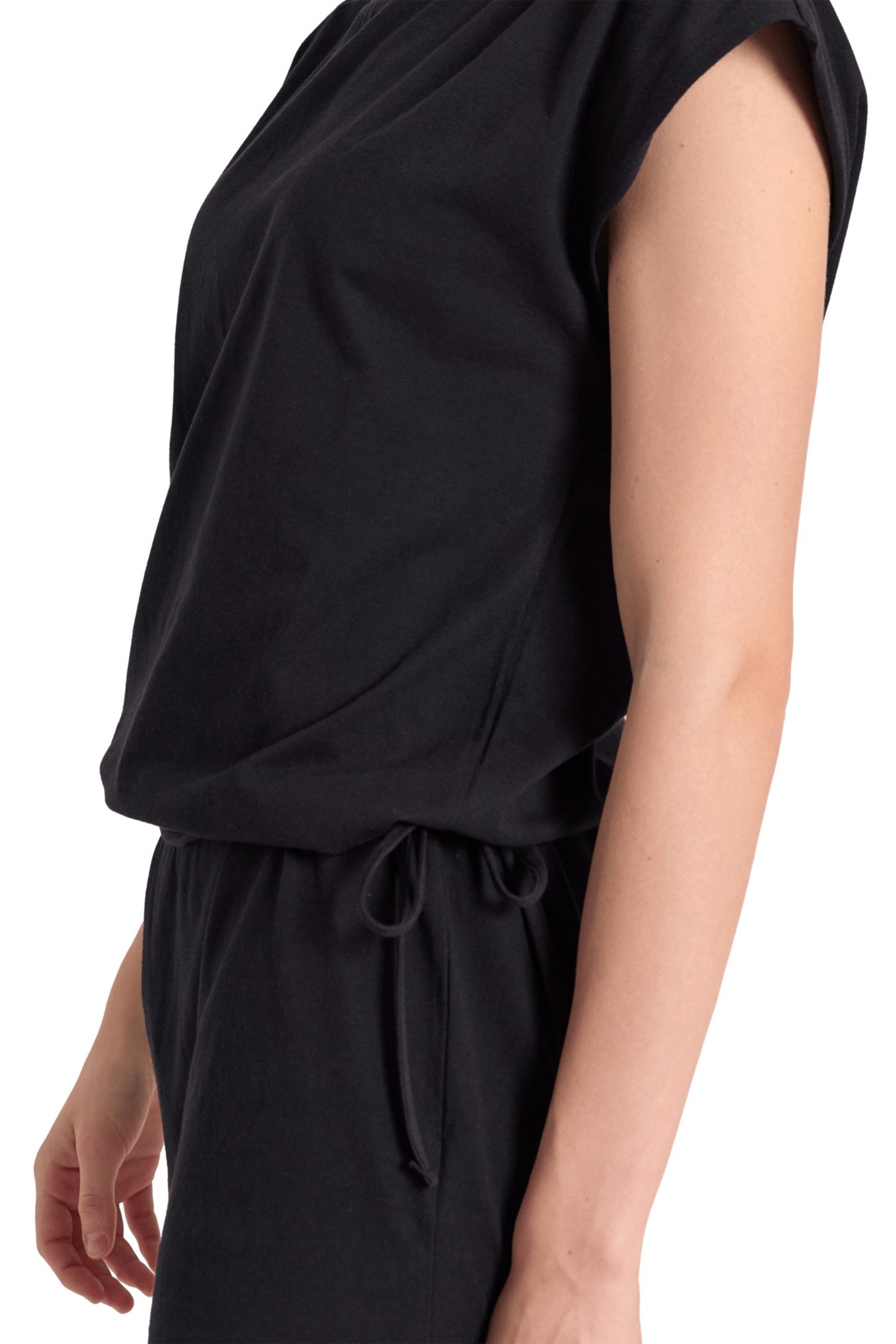 WOMEN'S ARENA LOGO DRESS BLACK-WHITE 6