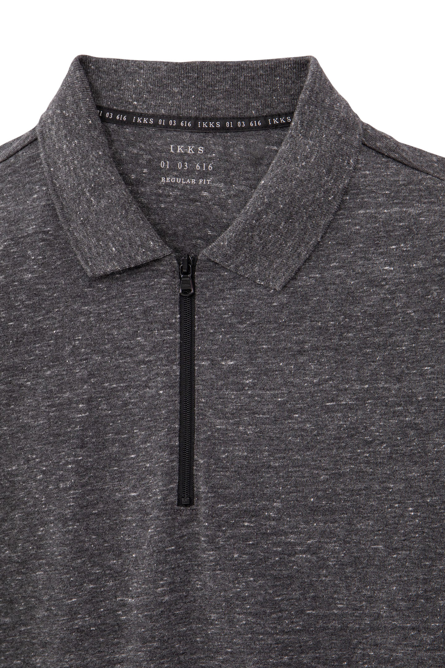DRY FAST GRAPHITE ZIP POLO SHIRT 6