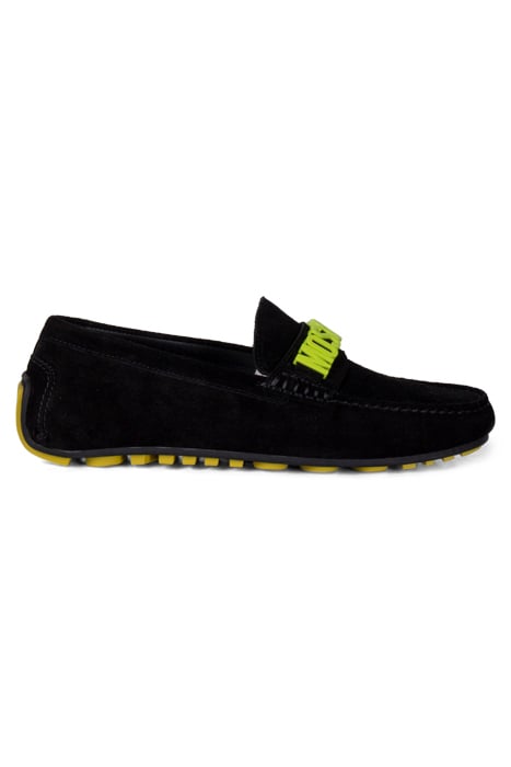 BLACK LOAFER BLACK by Moschino