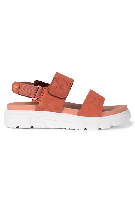 GREYFIELD SANDAL BACKSTRAP SANDAL MEDIUM RED SUEDE by Timberland