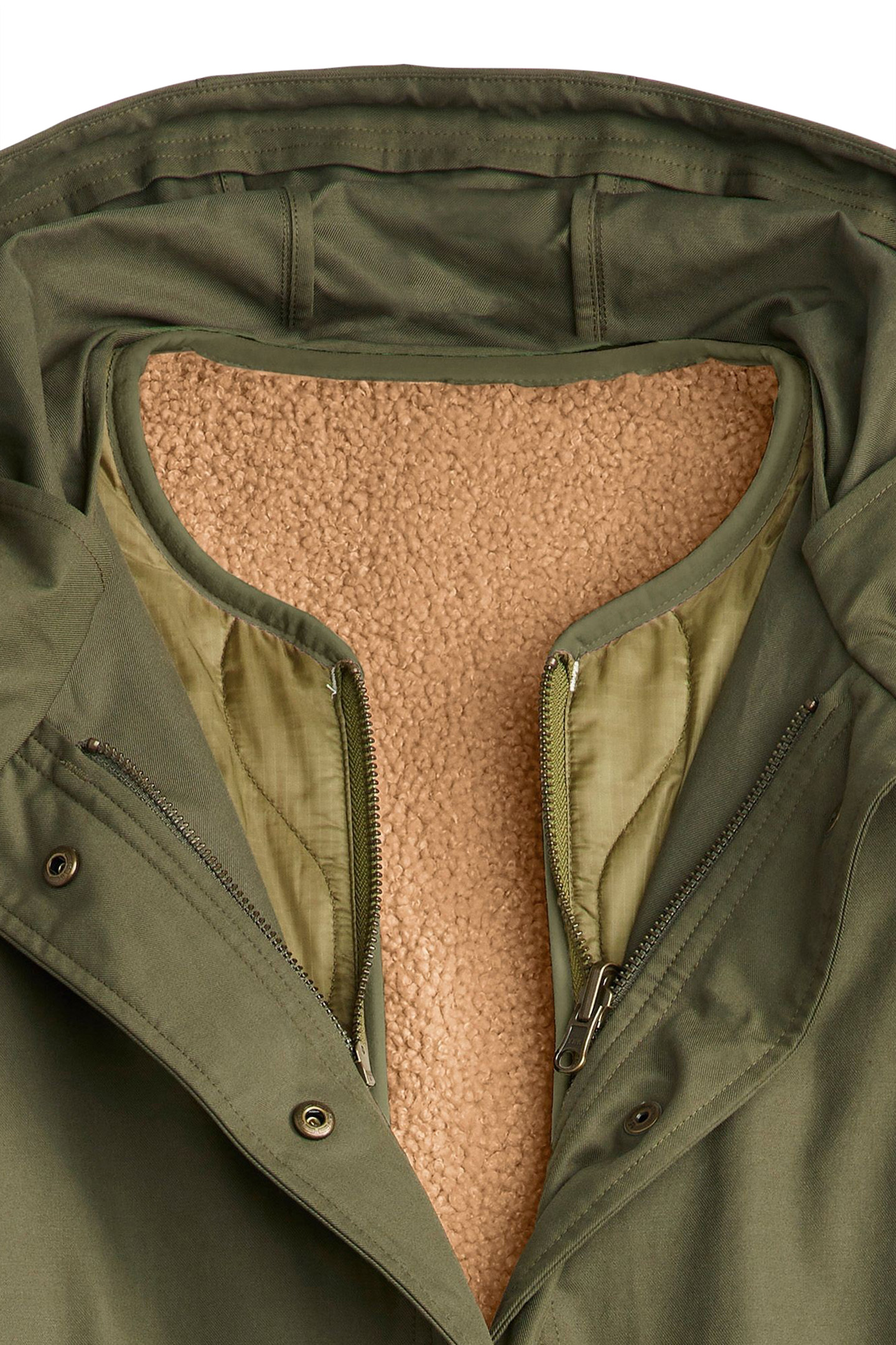 CRAWFORD 3 IN 1 PARKA ARMY GREEN 10