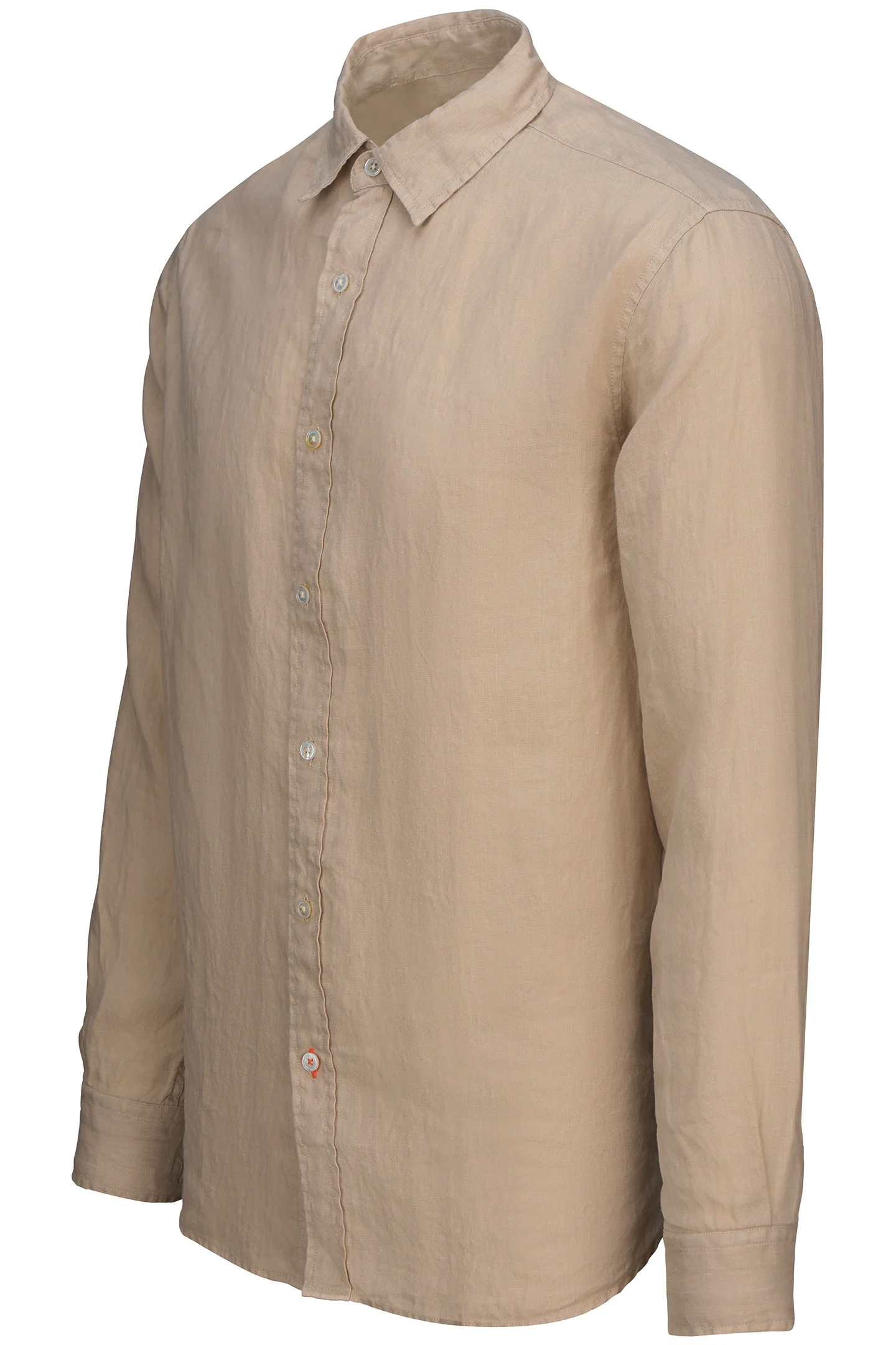 AMALFI LINEN SHIRT SAND DUNE 3