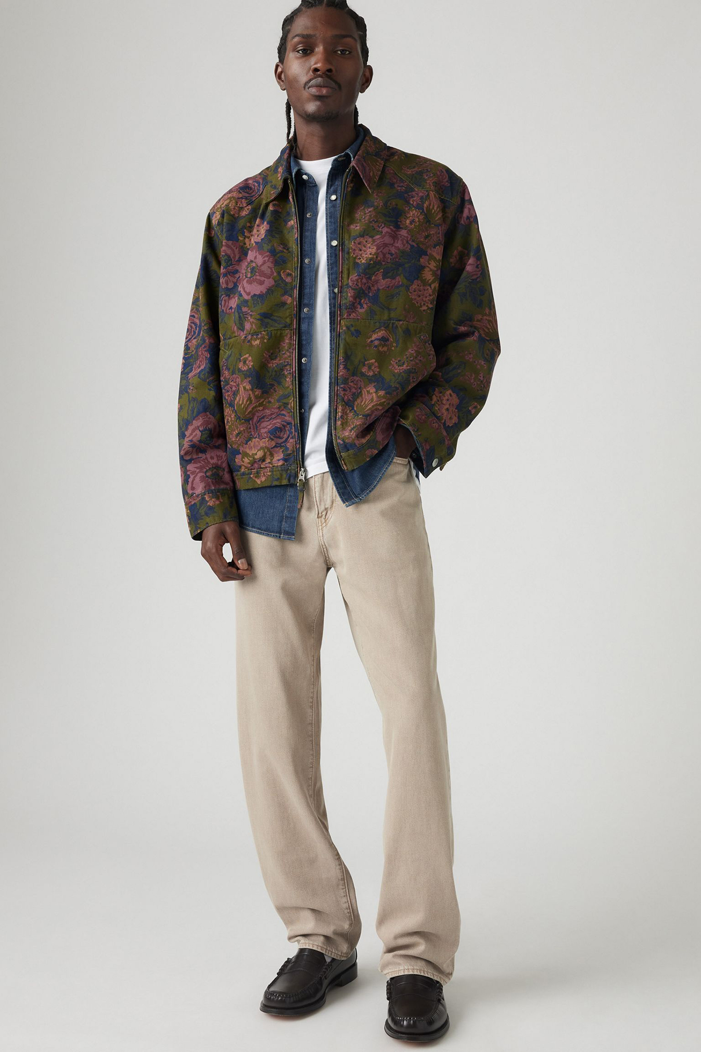 568 LOOSE STRAIGHT VINTAGE KHAKI GD LTW 6