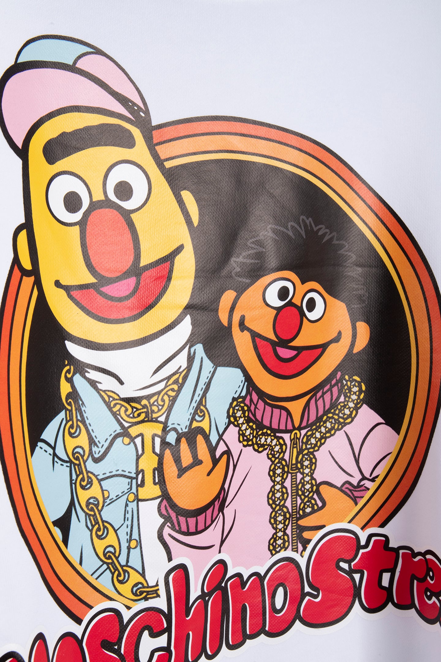 MOSCHINO SESAME STREET© COTTON SWEATSHIRT WHITE 4