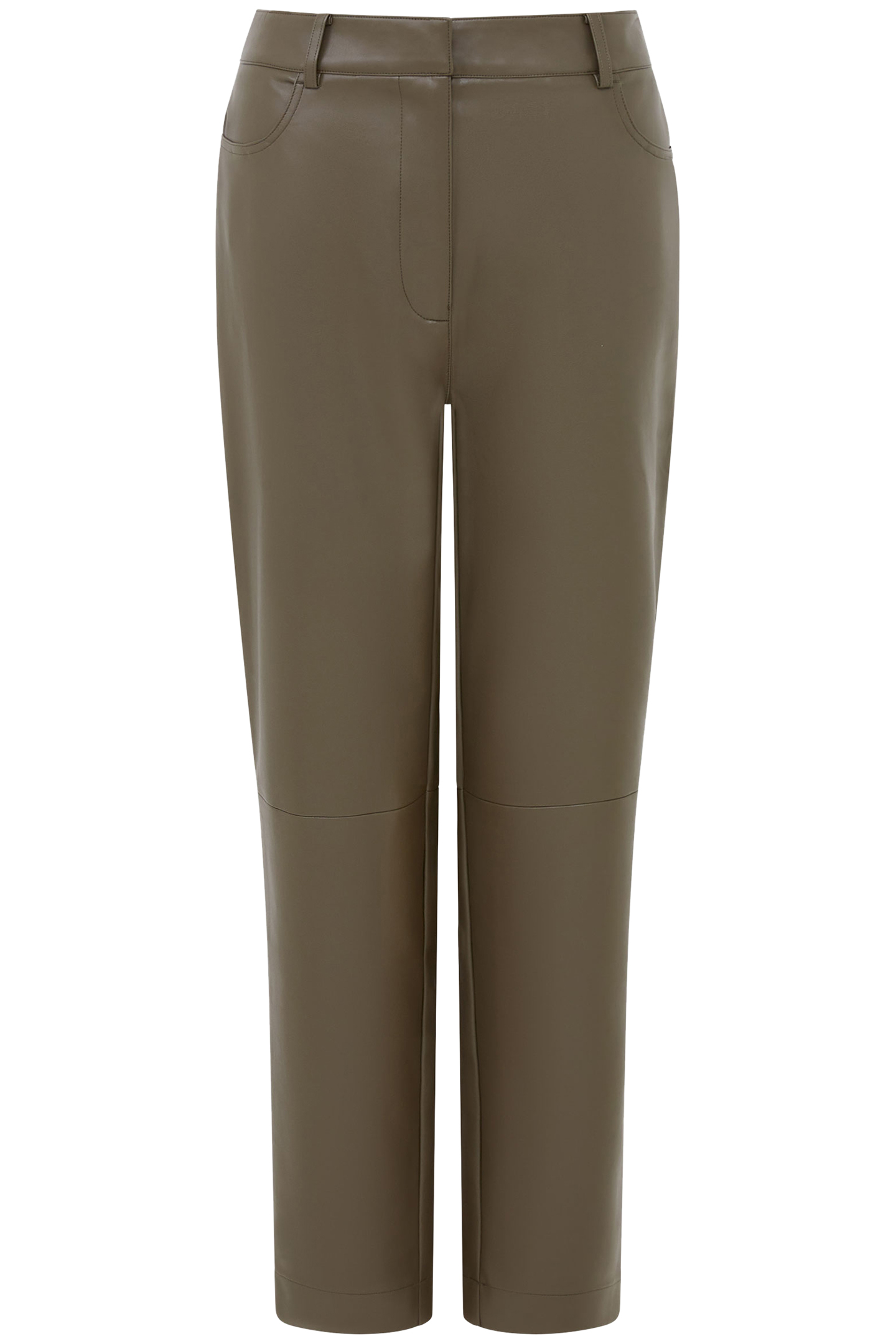 CROLENDA PU TROUSERS CHOCOLATE GANACHE 4
