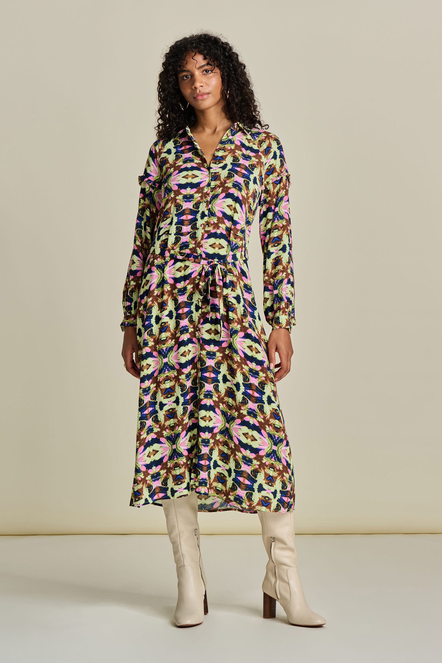 DRESS - LUNA BUTTERFLY SKY by POM Amsterdam