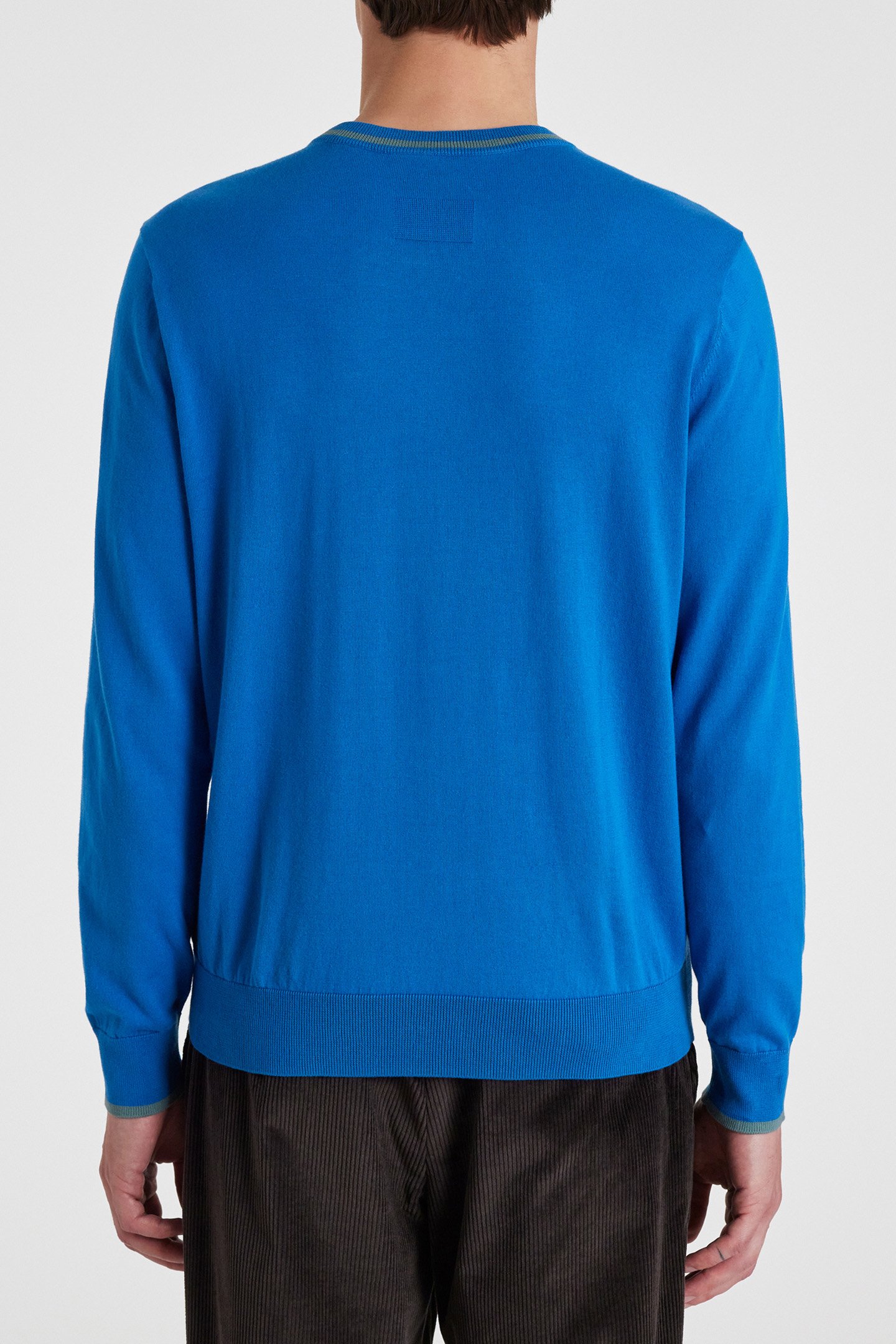 SWEATER CREW NECK COBALT BLUE 2