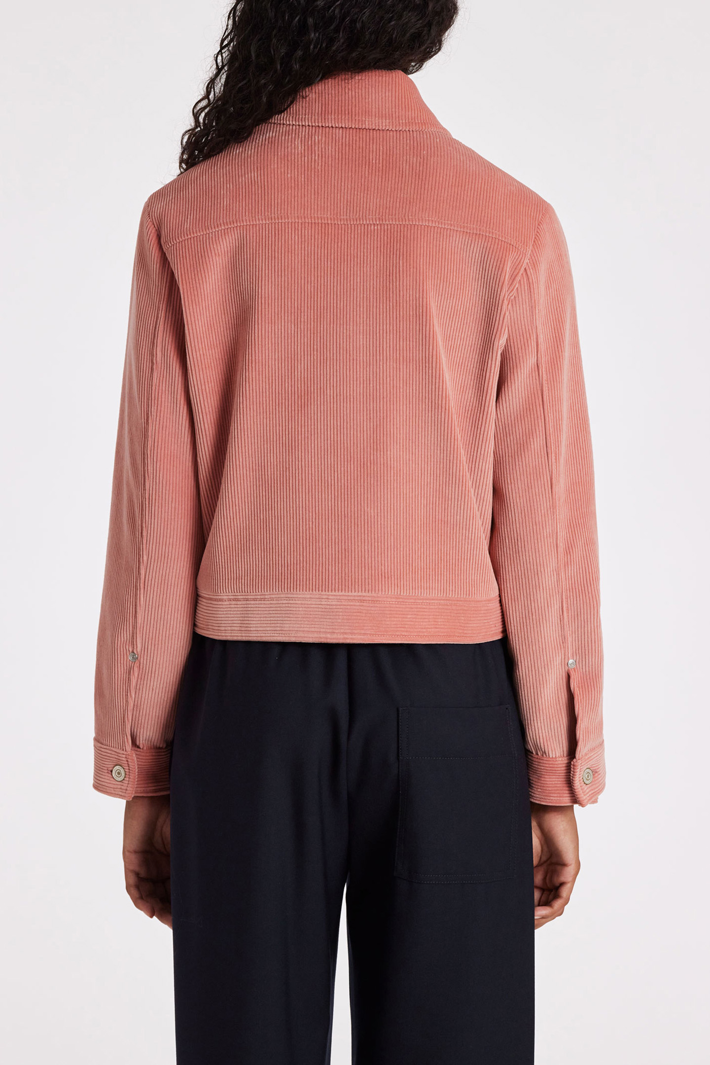 WOMENS JACKET CORD POWDER PINK 2