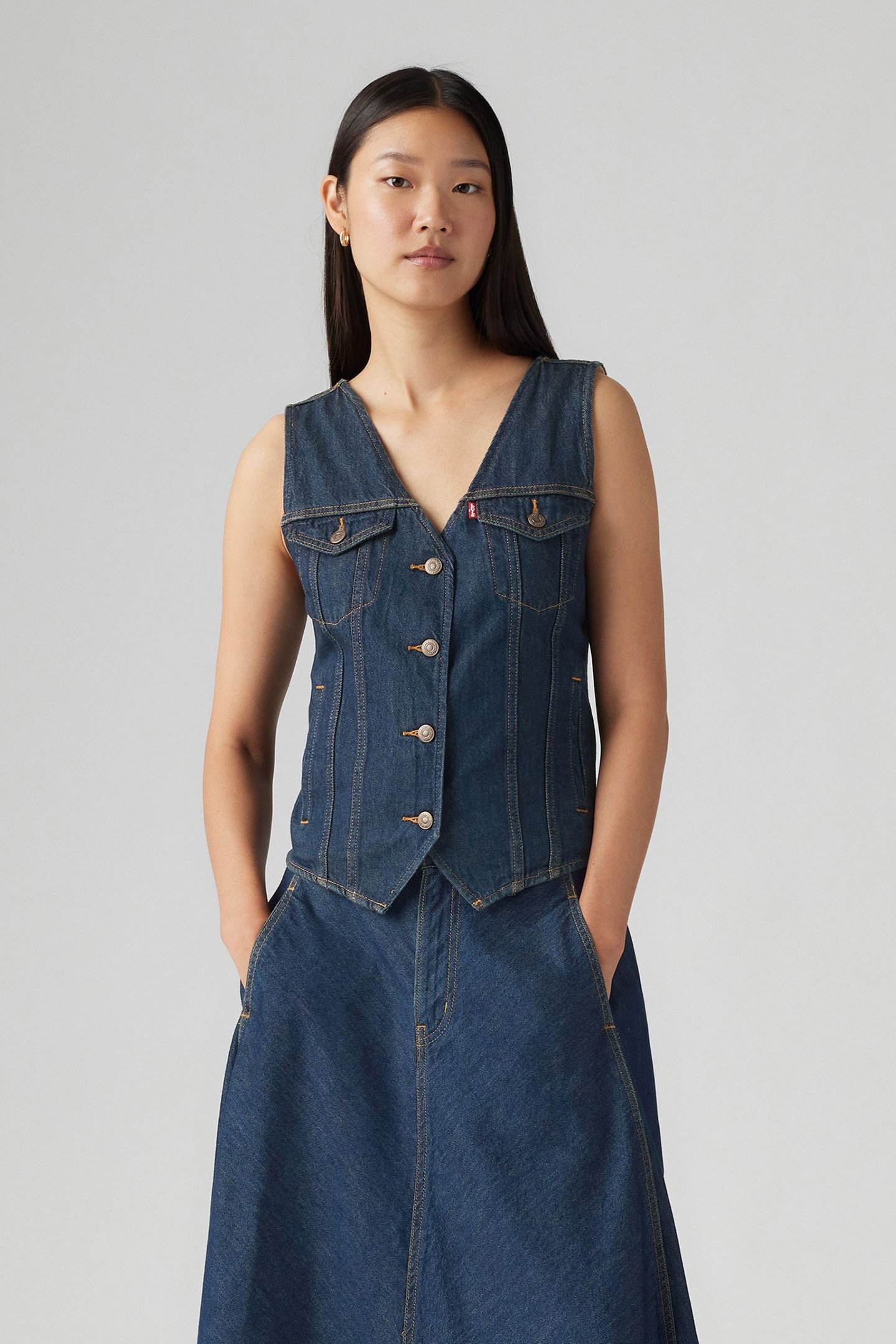 LOOSE VEST H1'25 SQUARE CIRCLE by Levi's
