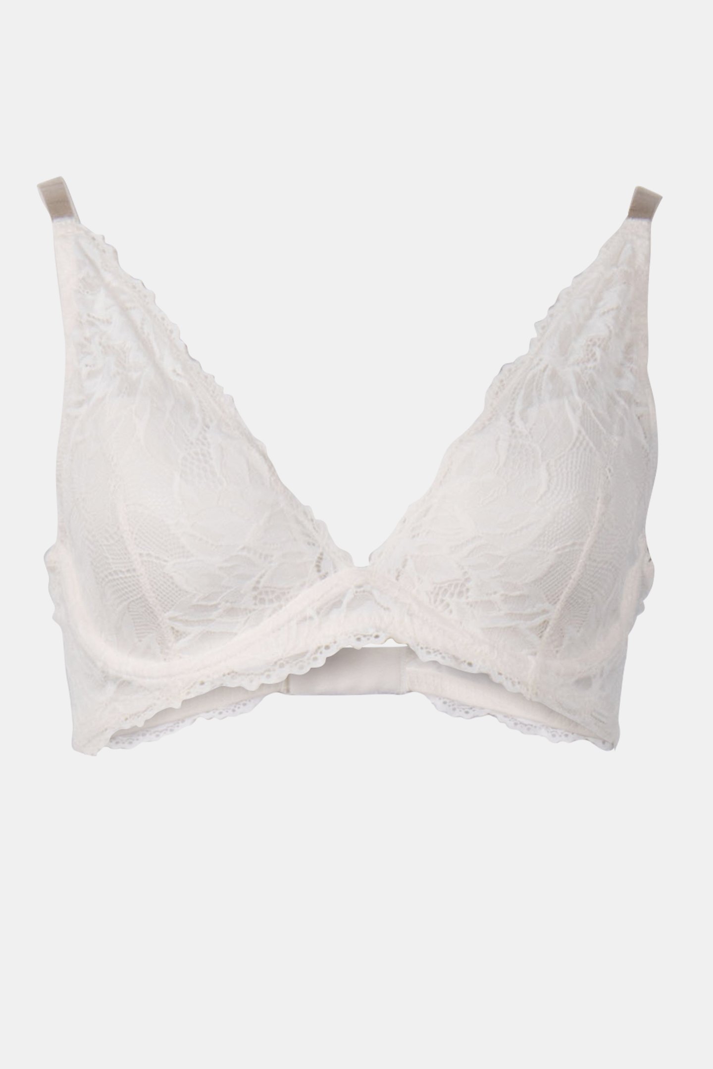 LIGHTLY LINED PLUNGE IVORY 3