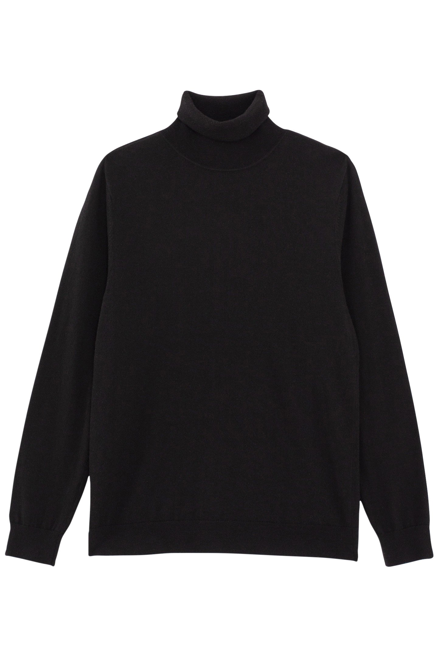 BLACK TURTLENECK JUMPER 3