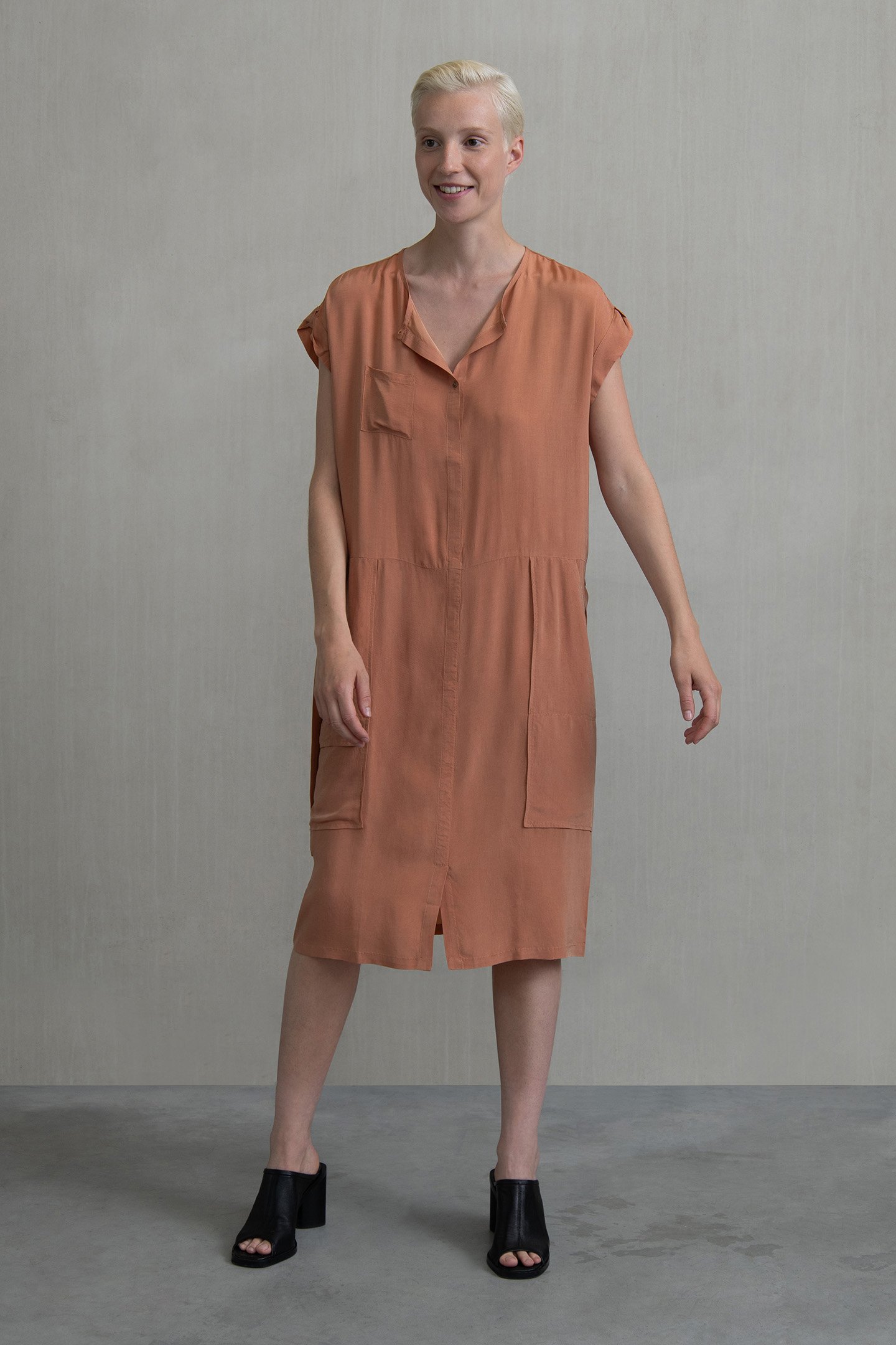 DELLA D DRESS RUST by Humanoid