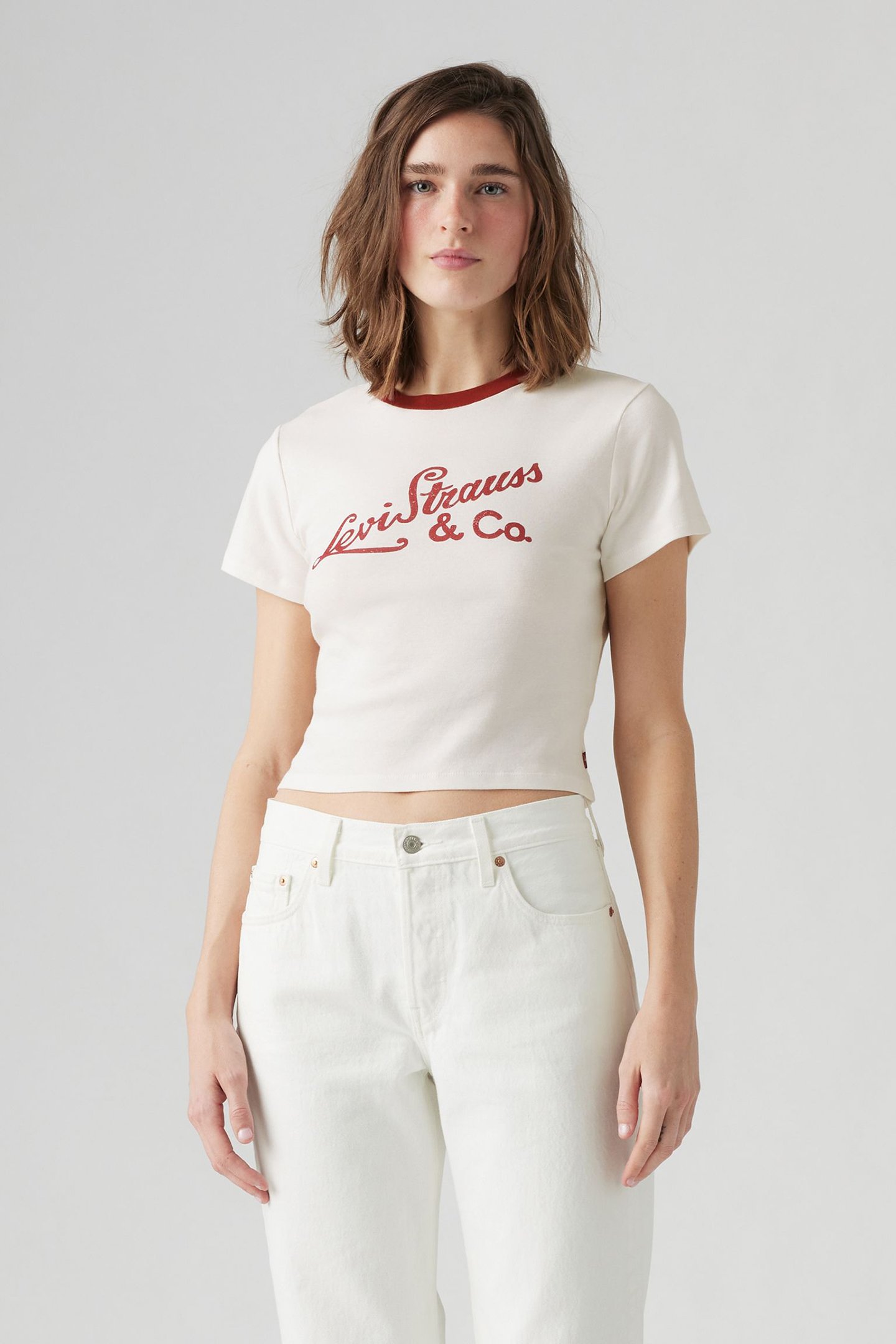 GR ESSENTIAL SPORTY TEE ARCHIVAL SCRIPT by Levi's