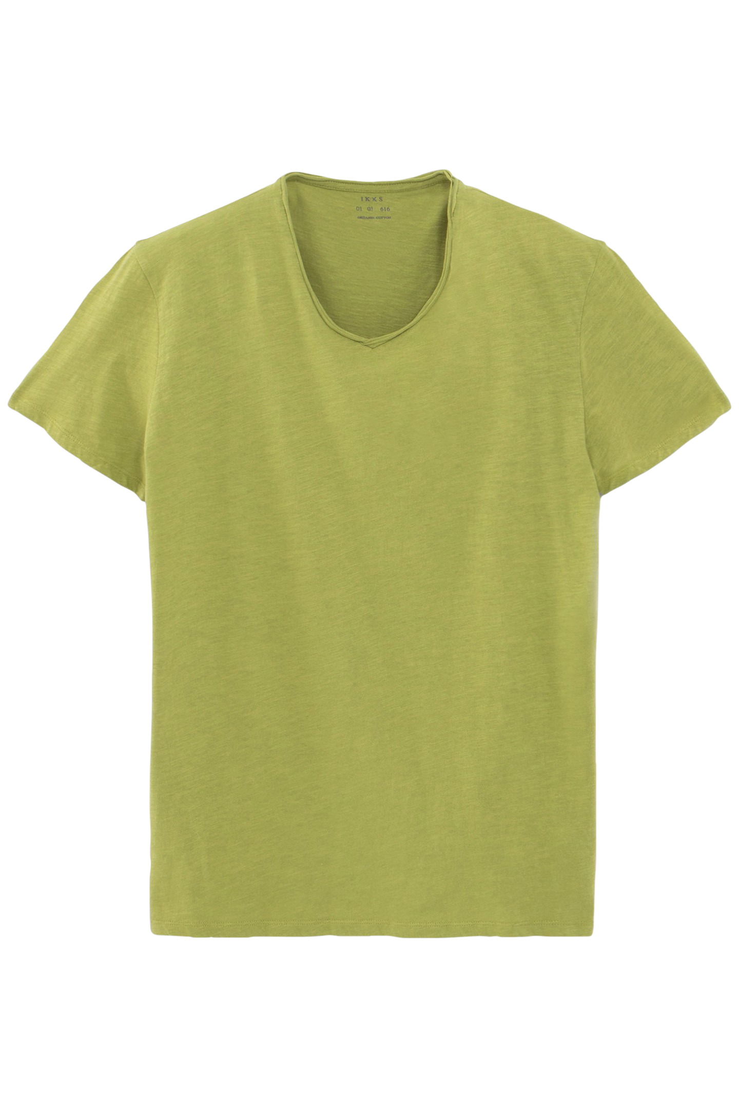 MOSS ORGANIC COTTON ESSENTIAL V-NECK T-SHIRT 4